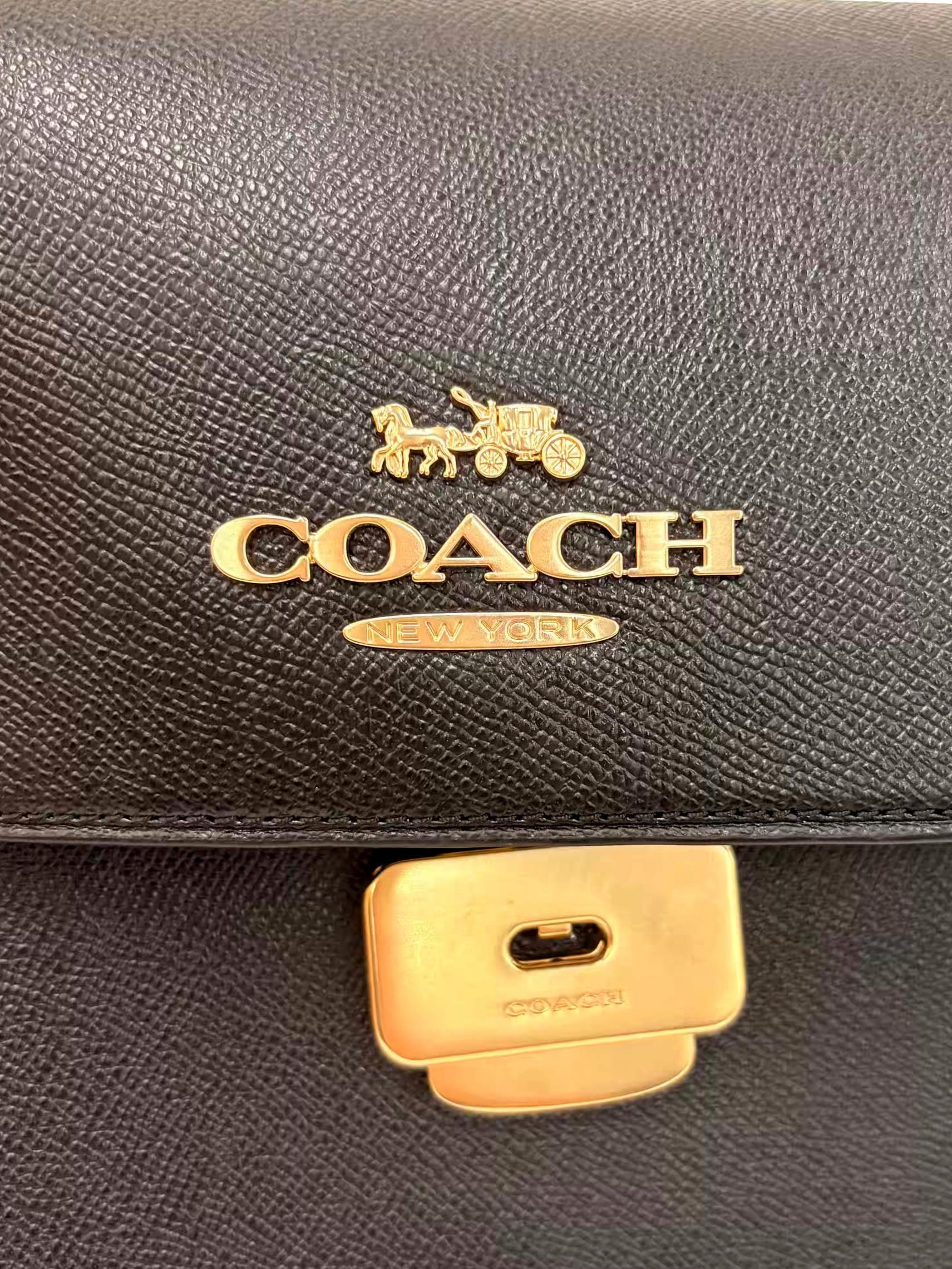 Black Leather Brynn Flap Crossbody Bag CSN