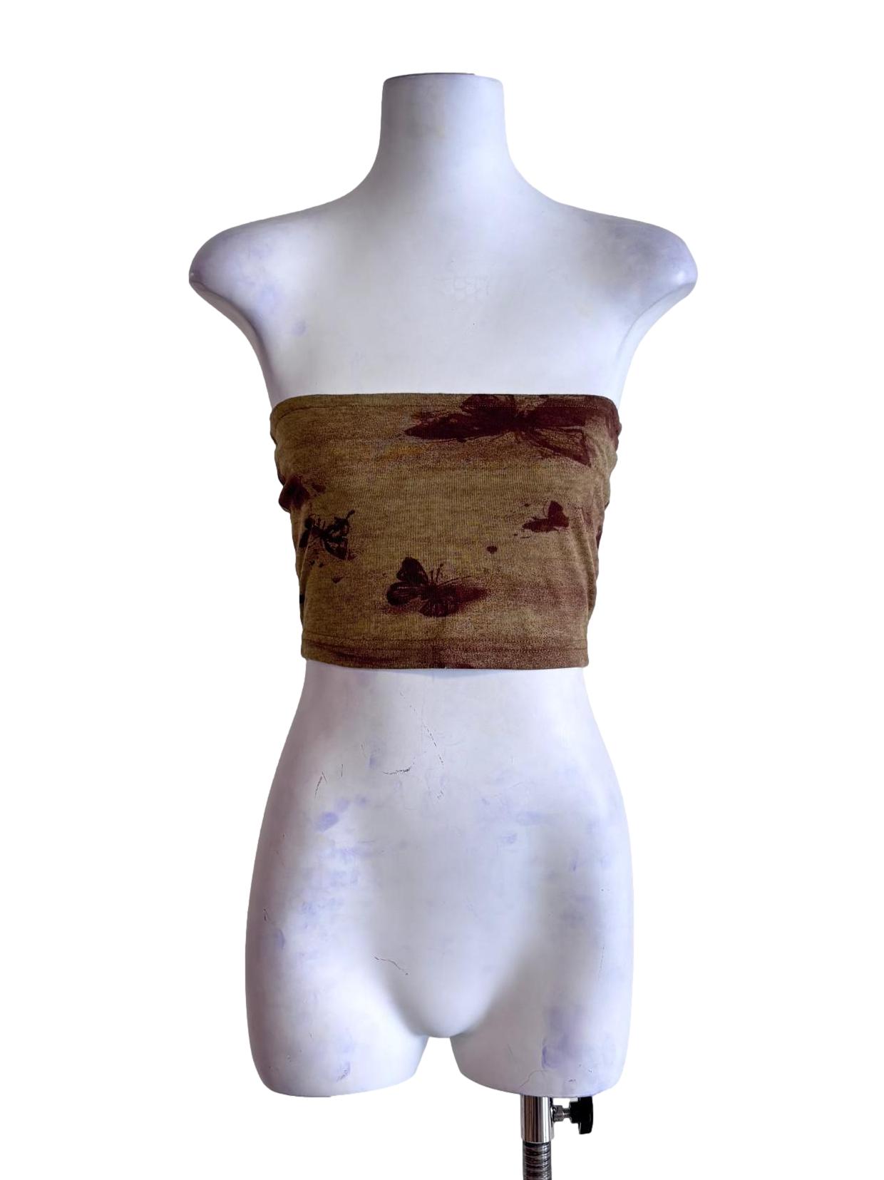 Moss Green Lila Tube Top