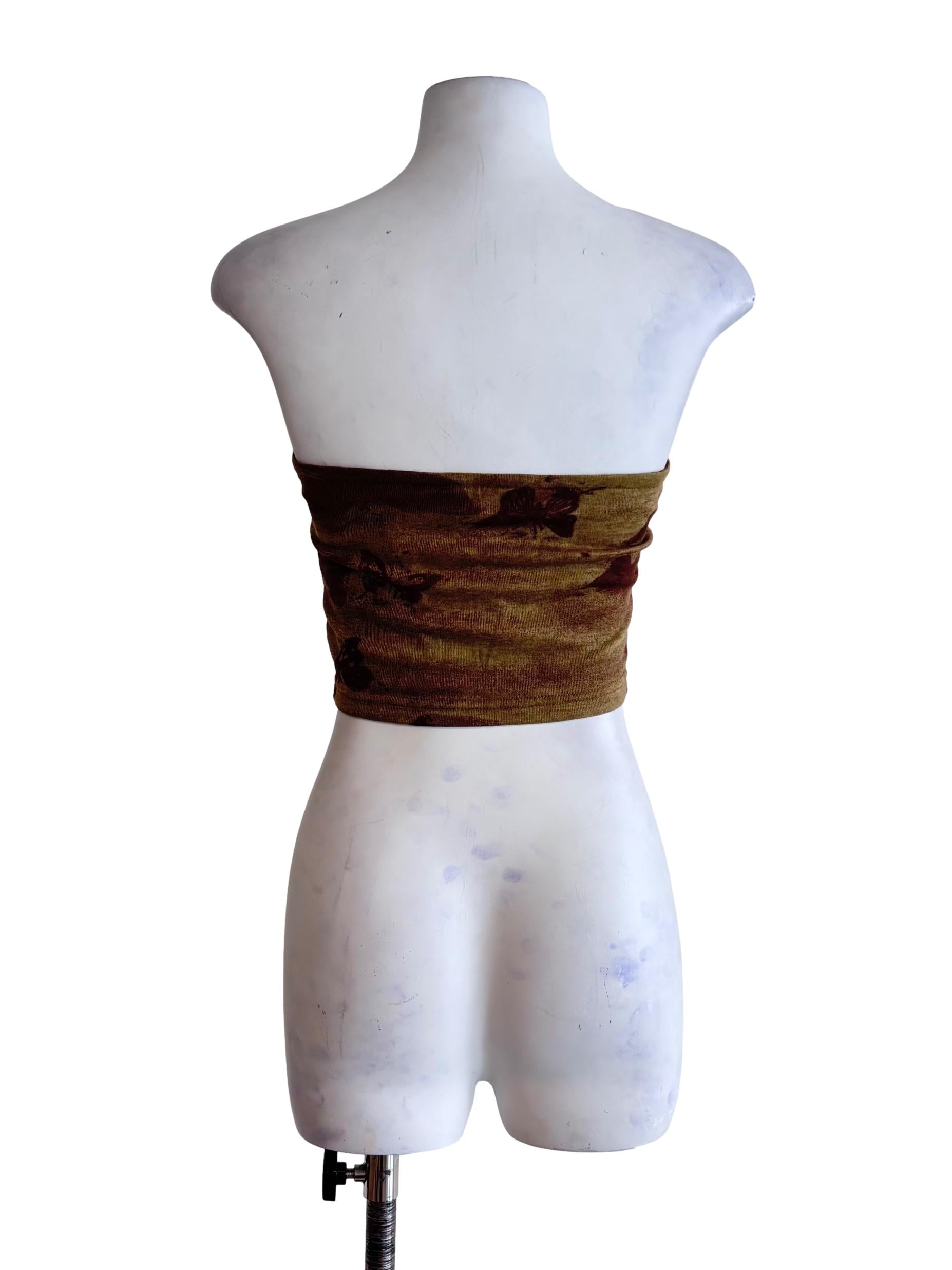 Moss Green Lila Tube Top