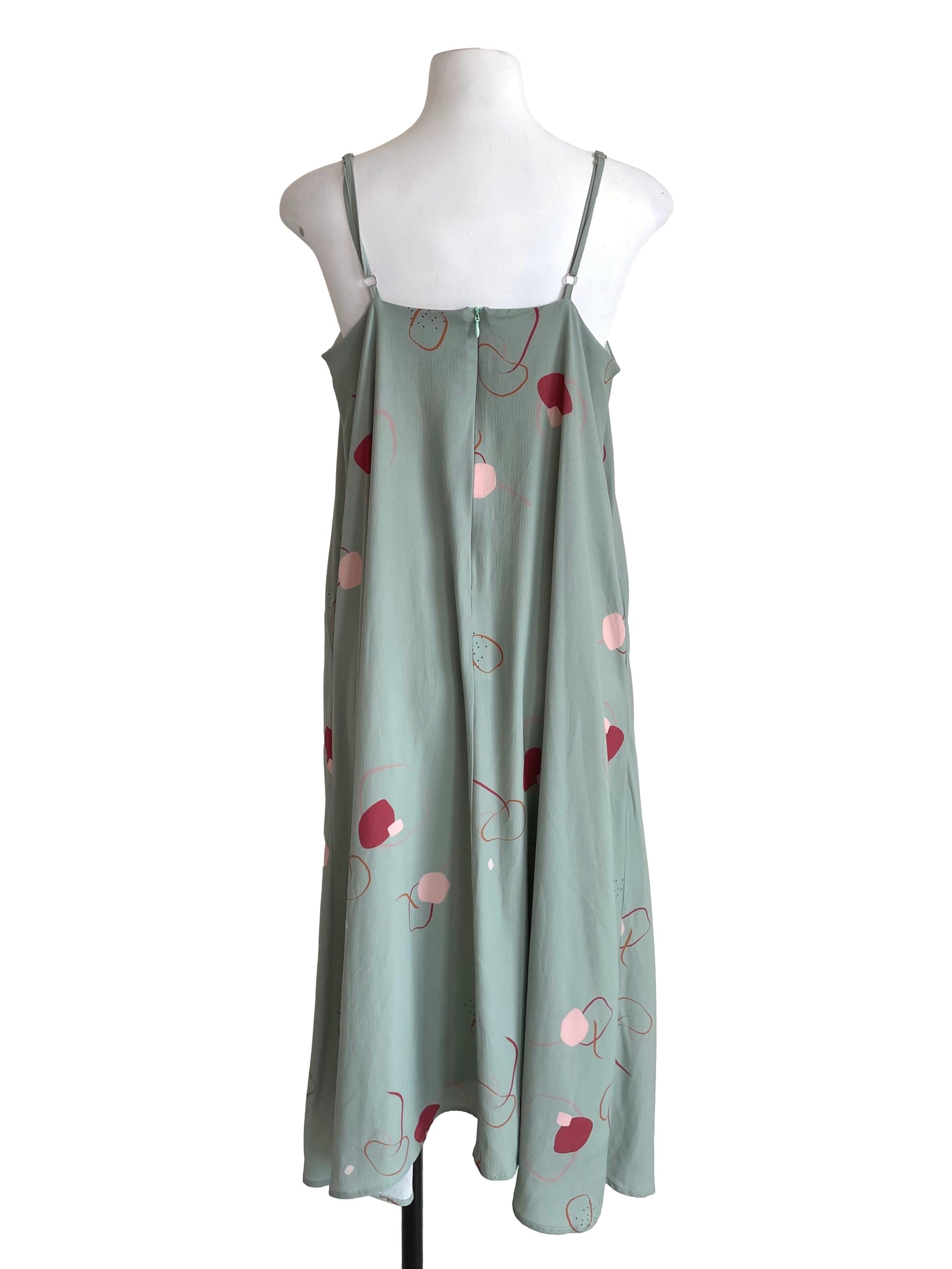 Pistachio Doodles Jumper Dress YHF