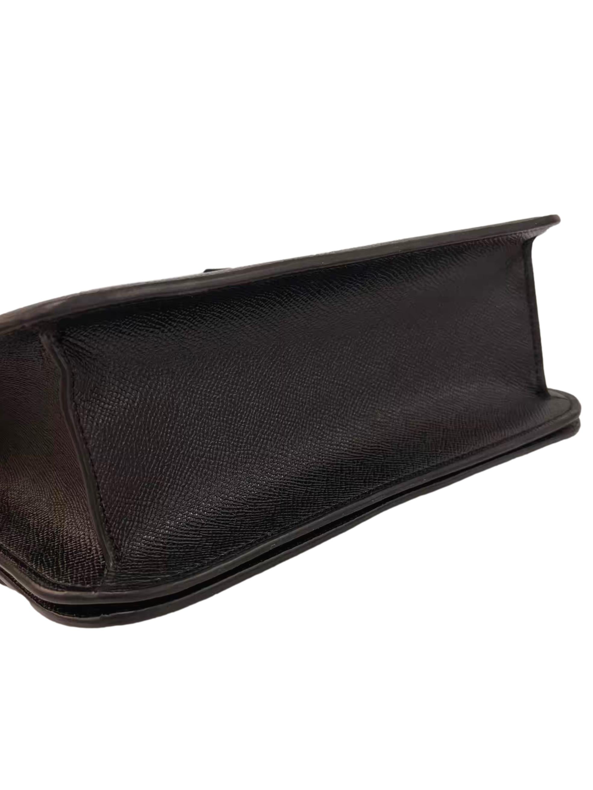 Black Leather Brynn Flap Crossbody Bag CSN