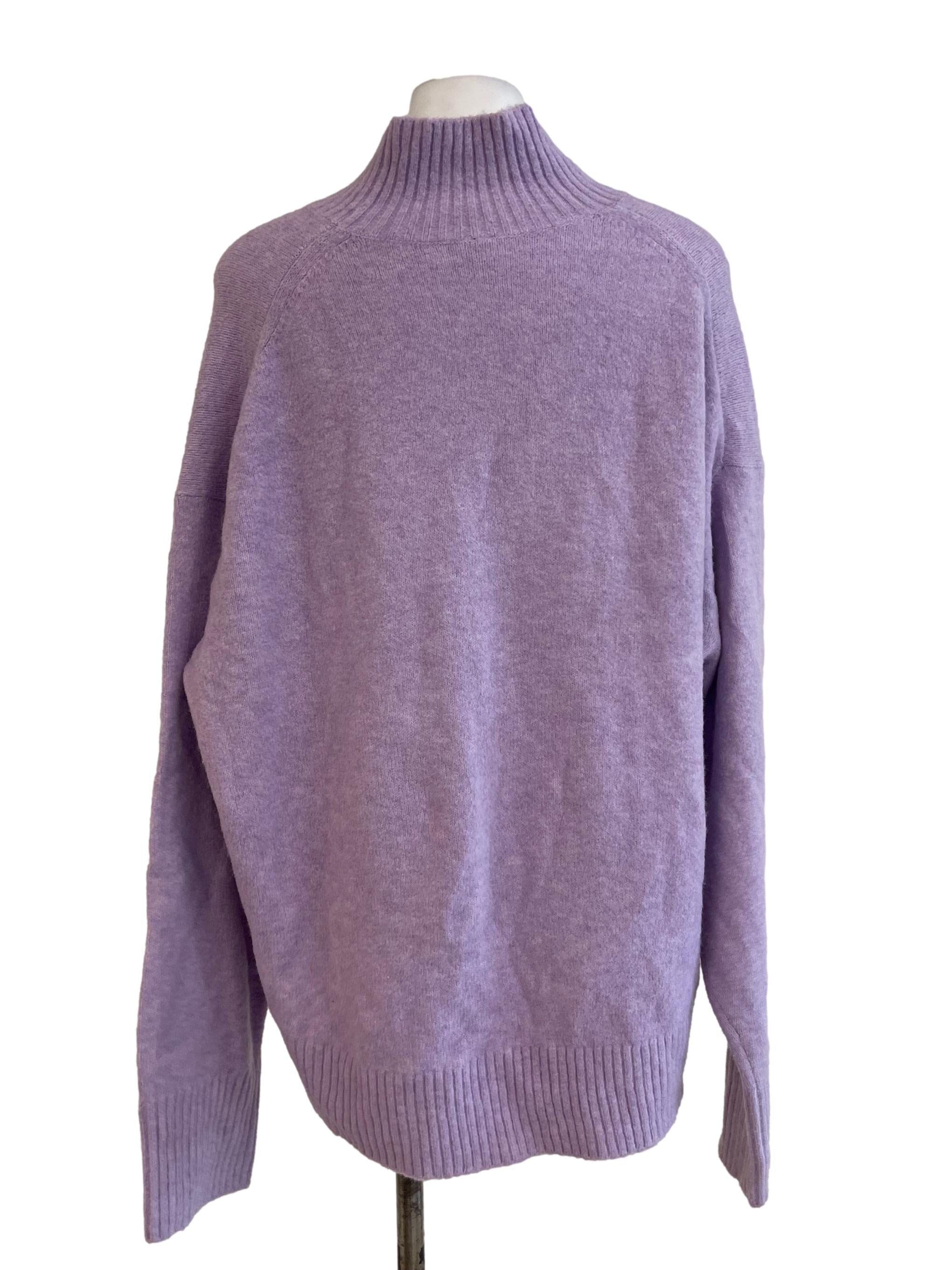 Lilac Turtle Neck Top