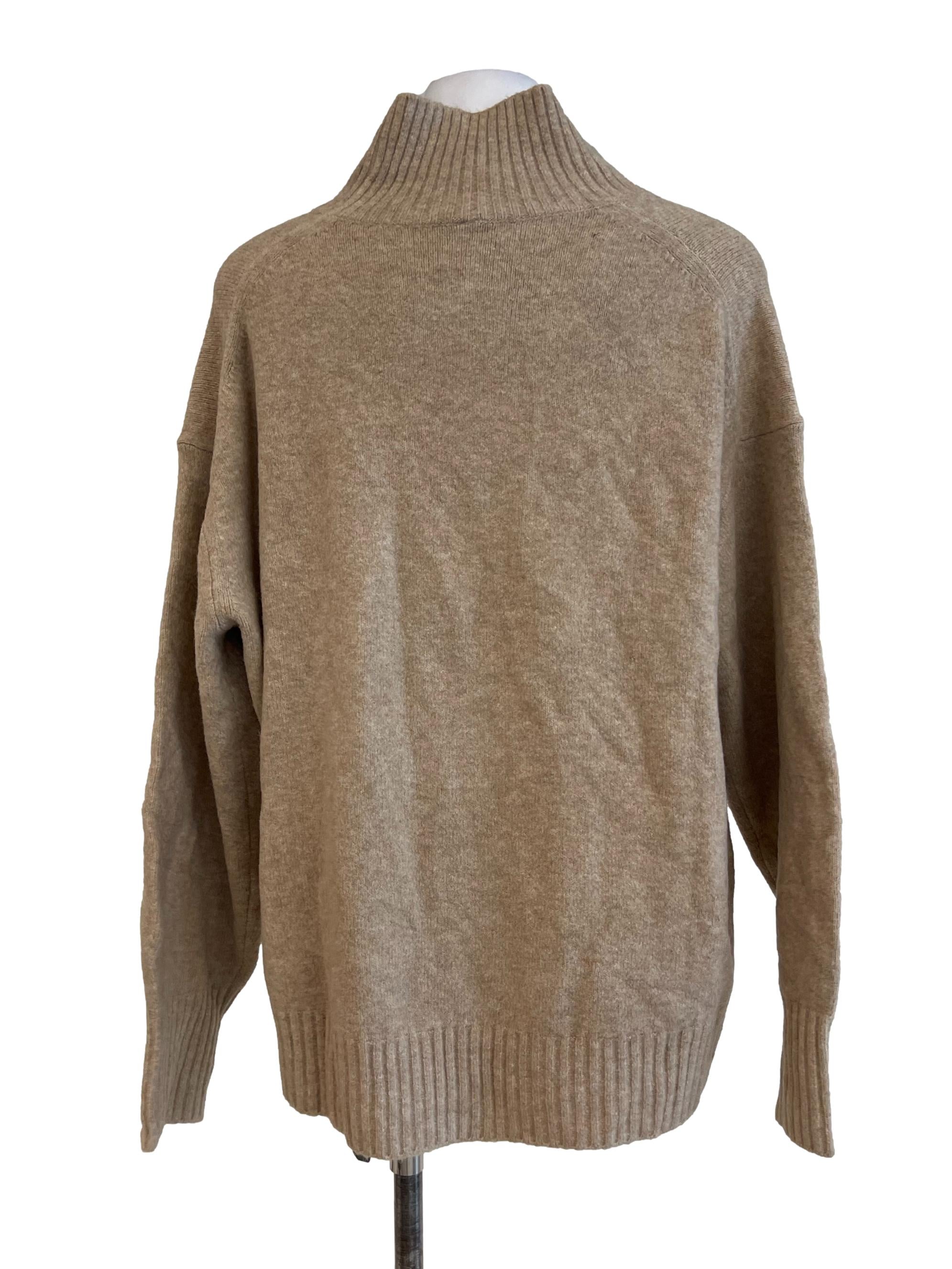 Latte Turtle Neck Top