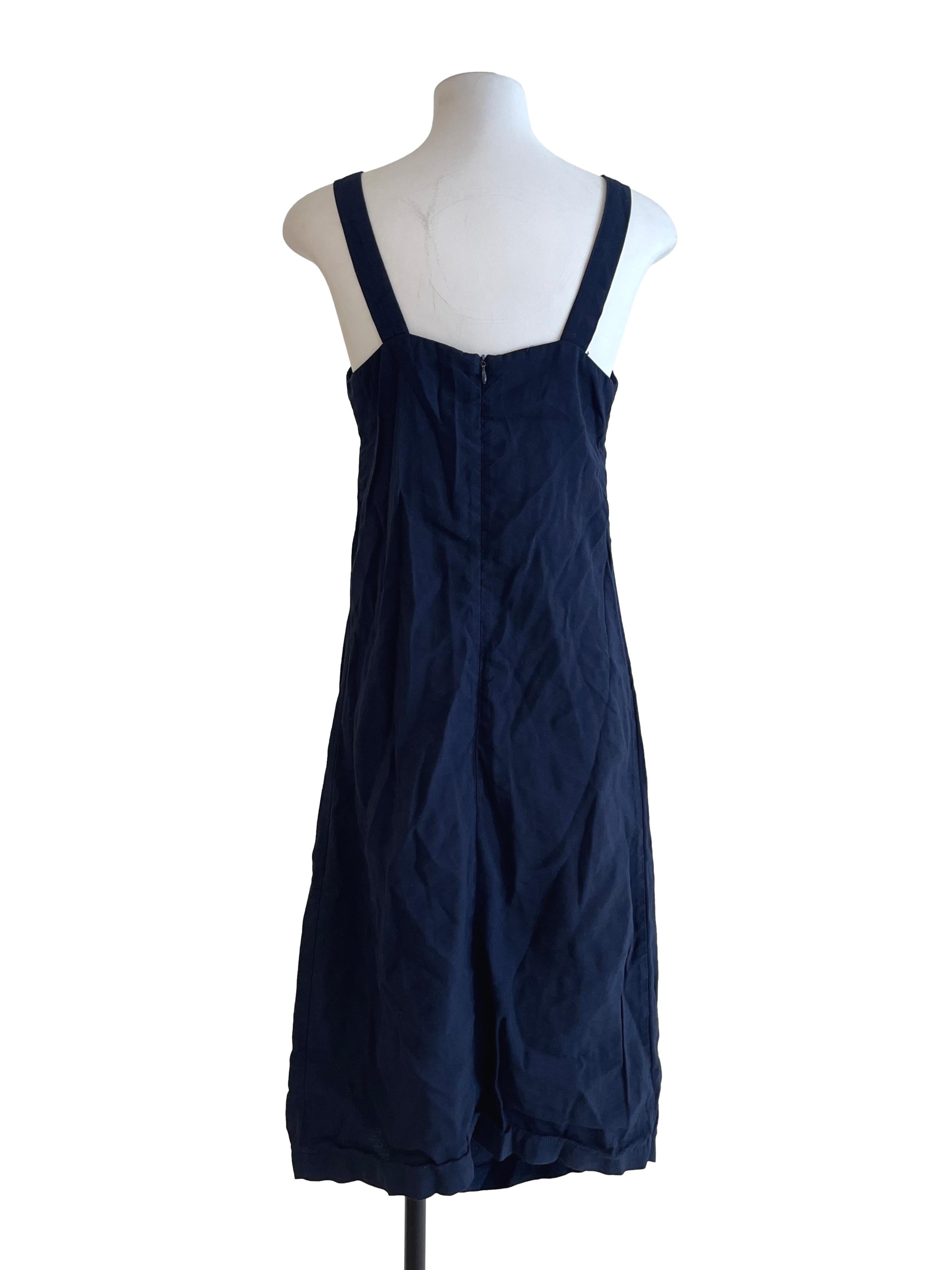 Peacock Blue Asymmetrical Hem Dress