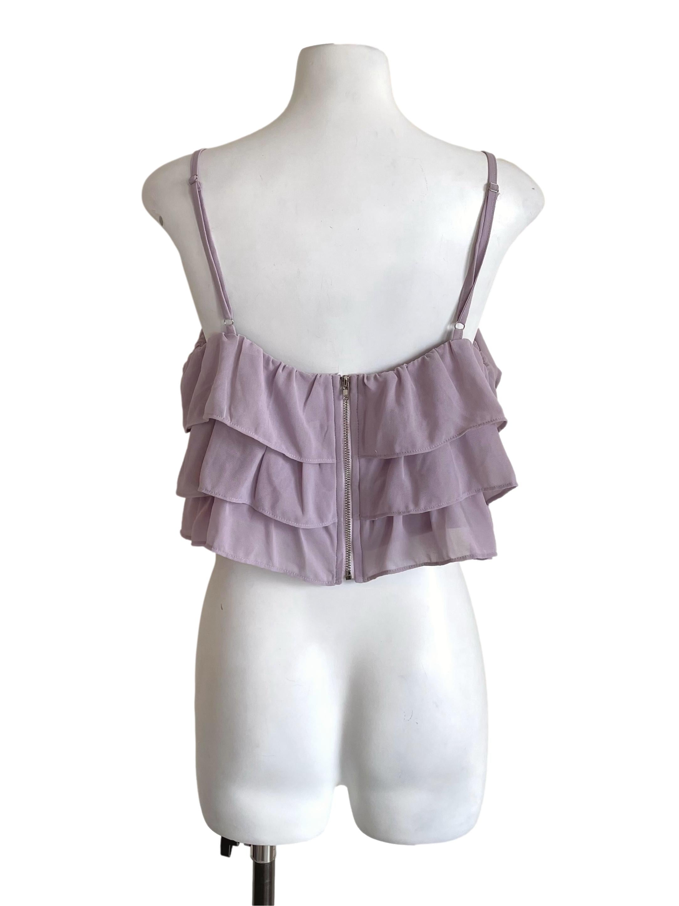 Light Mauve Layers Tube Top YHF