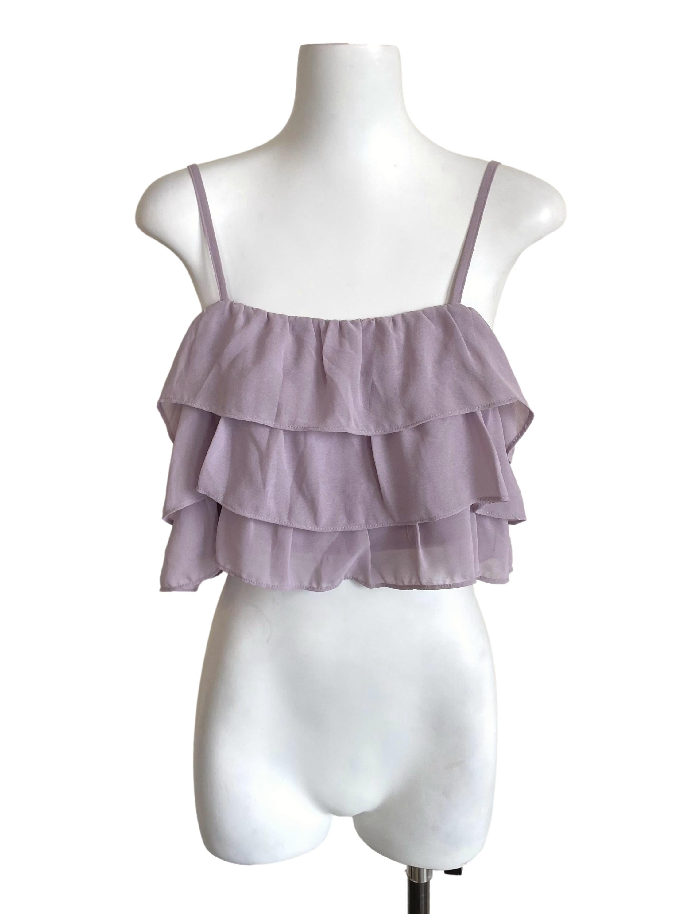 Light Mauve Layers Tube Top YHF