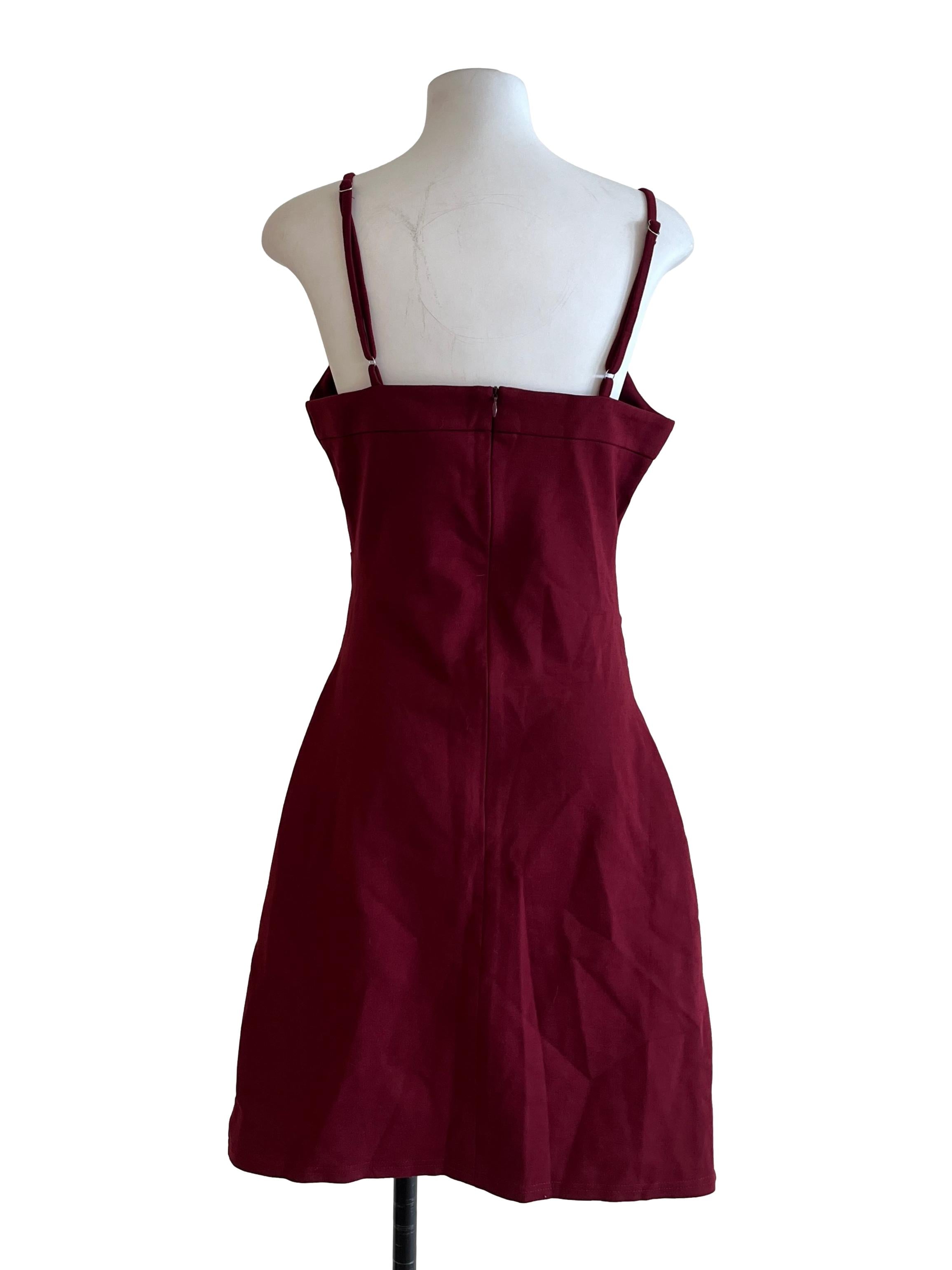 Ruby Red Mini Dress