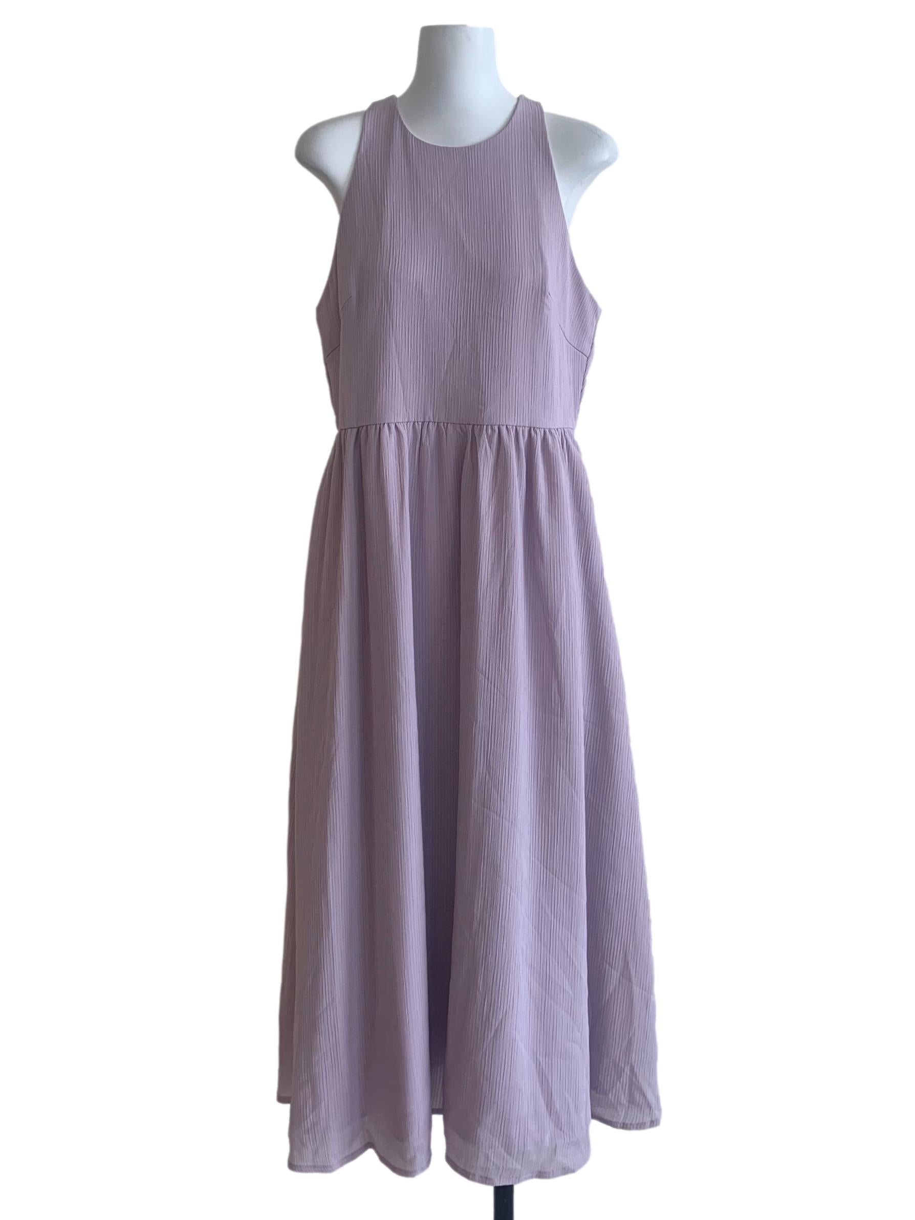 Heather Purple Bouffont Dress