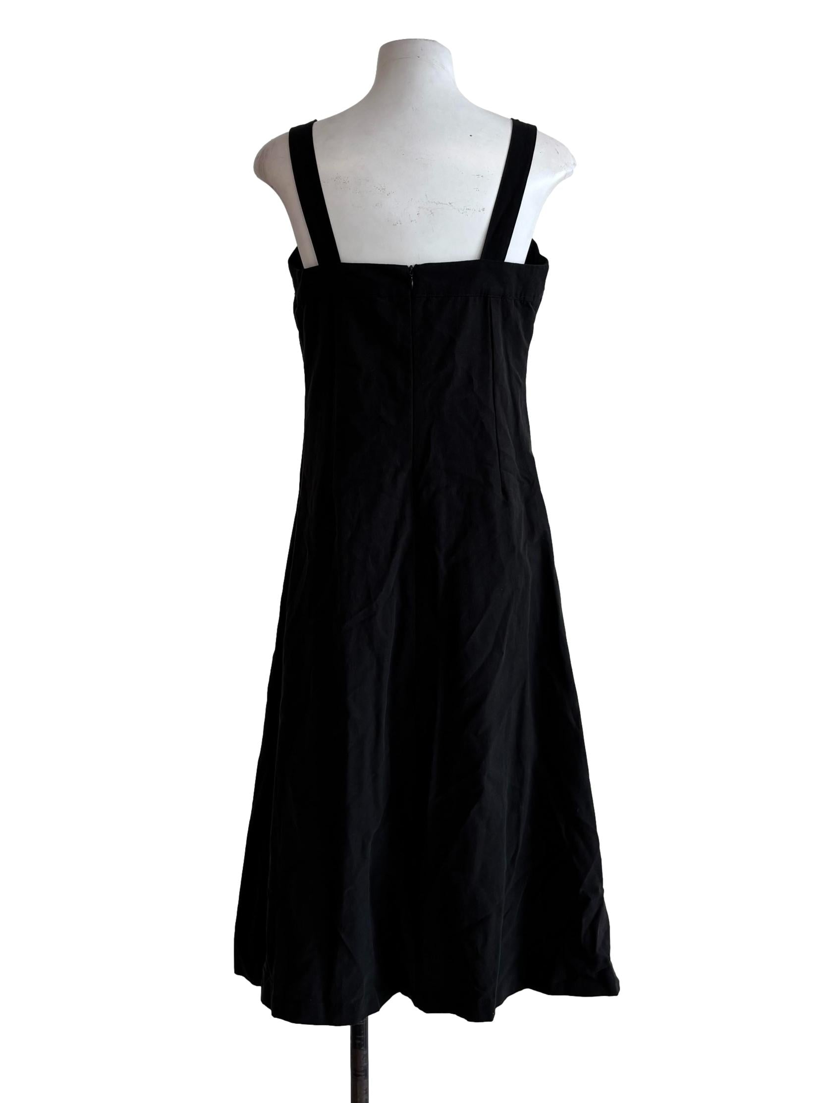 Soft Black Flare Dress