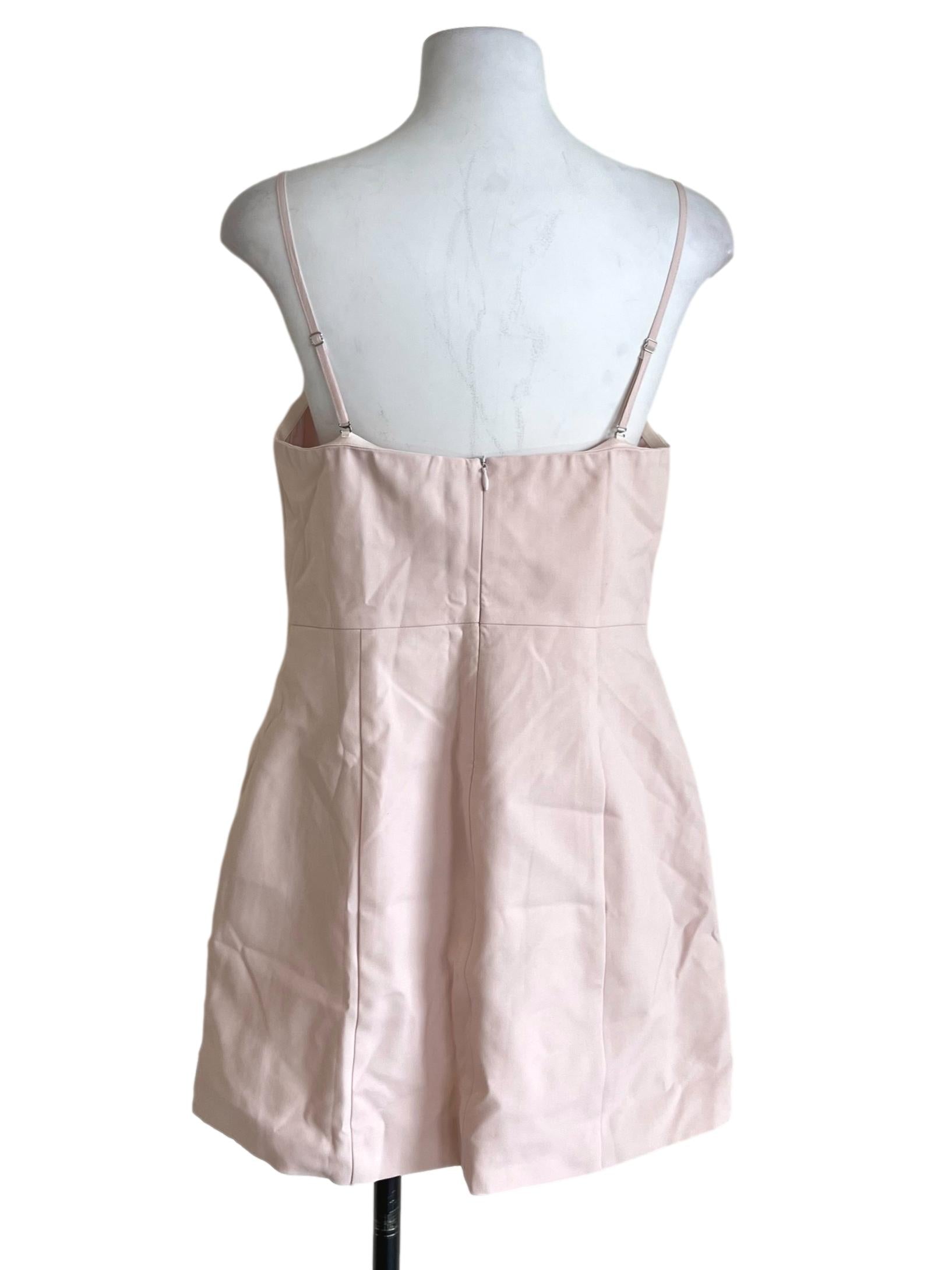 Blush Pink Spaghetti Strap Mini Dress