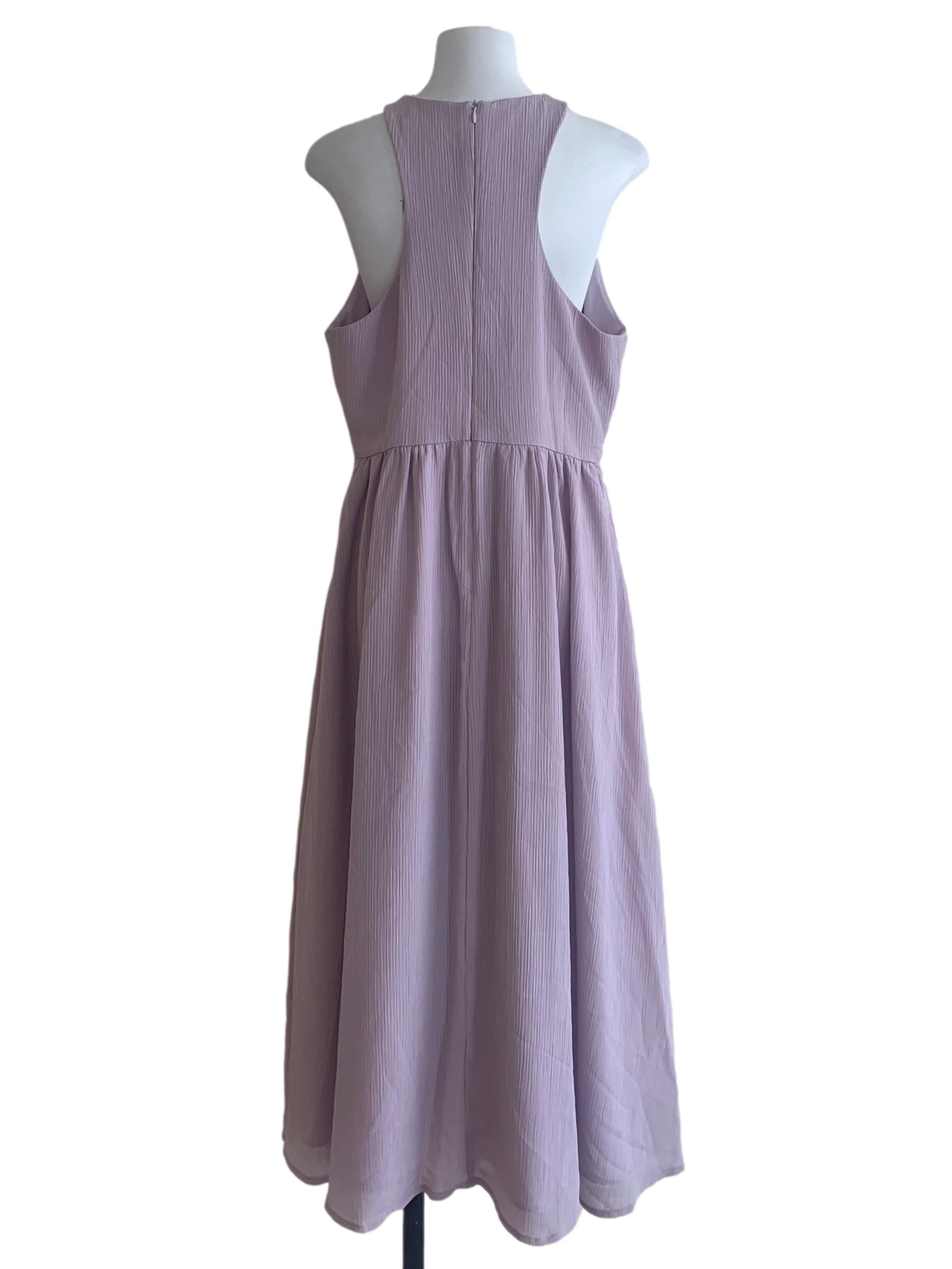 Heather Purple Bouffont Dress