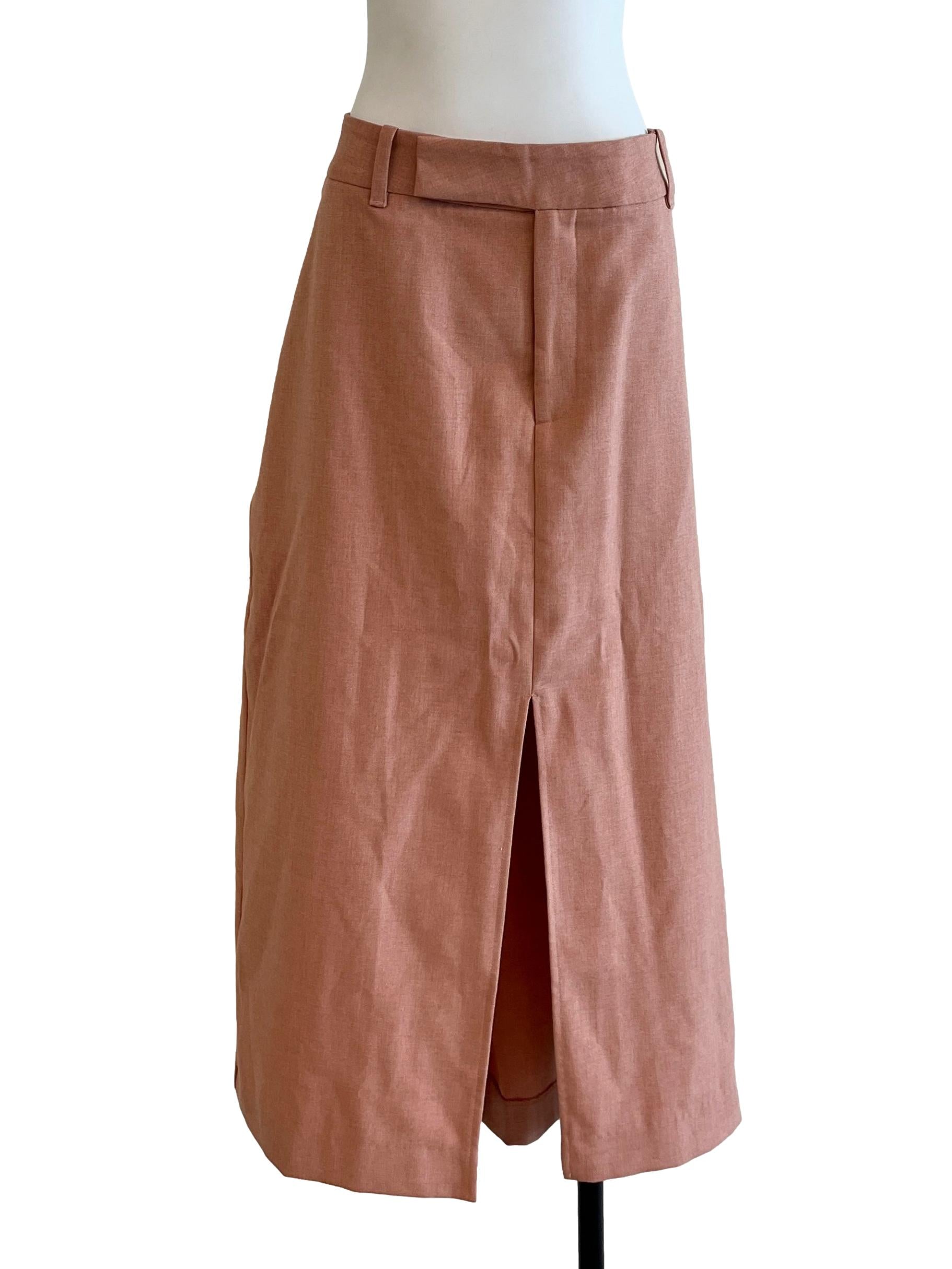 Coral Pink Skirt