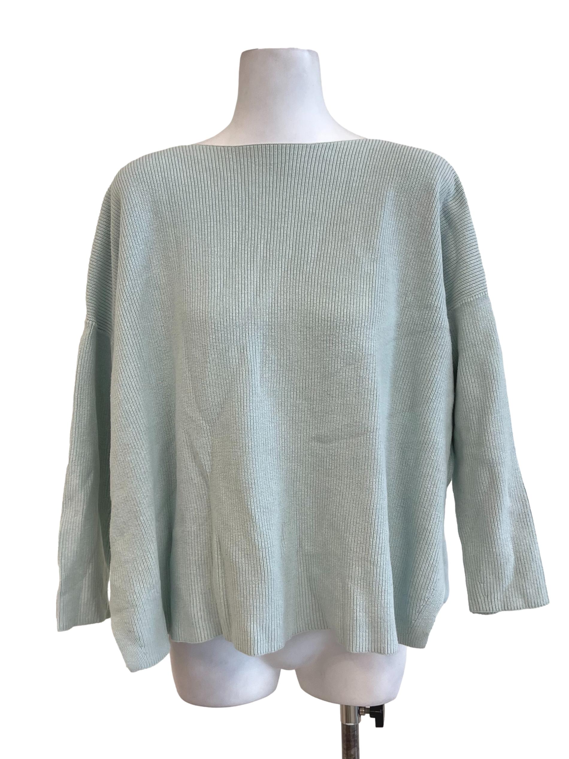 Mint Green Baggy Knitted Top