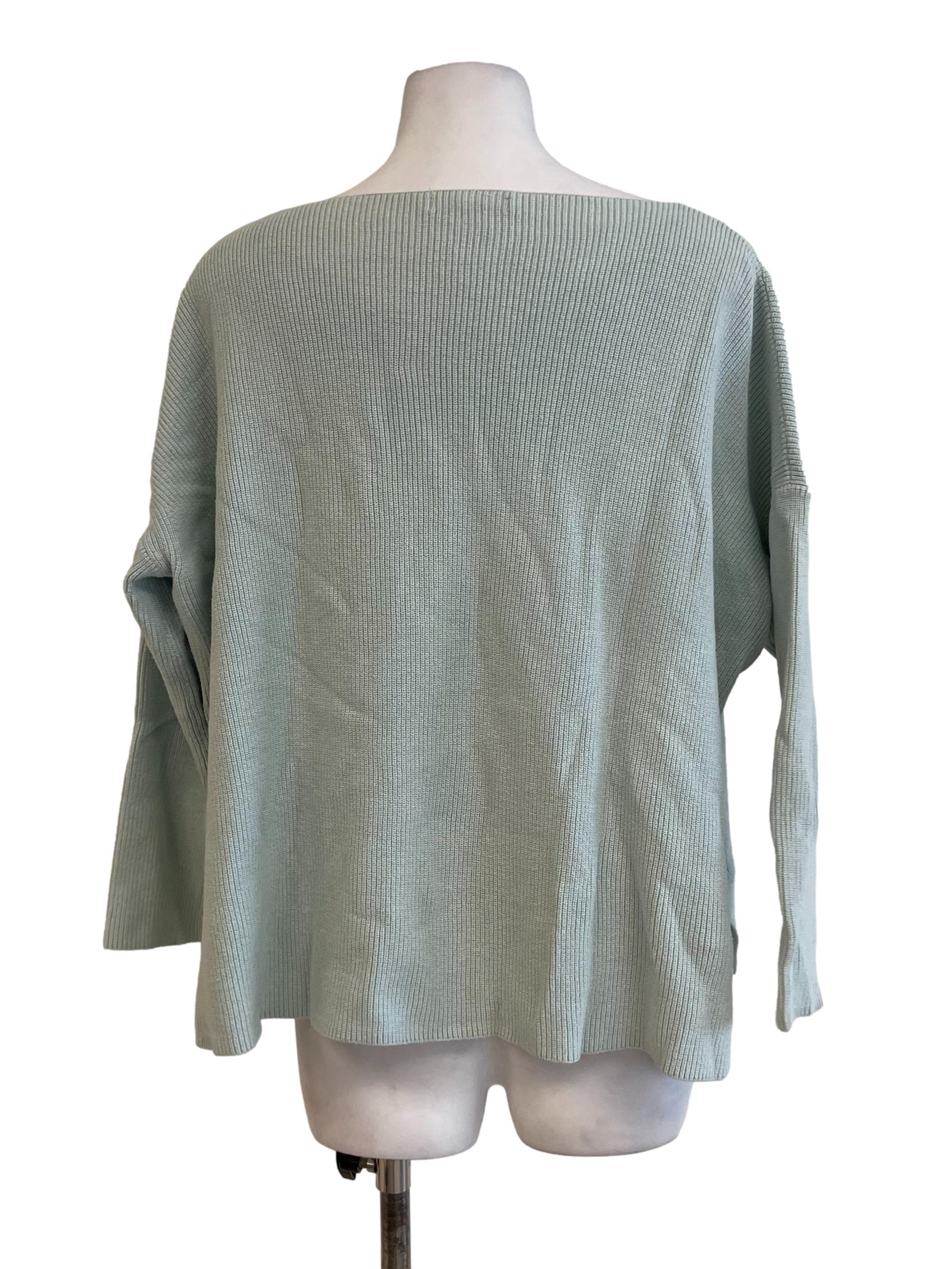 Mint Green Baggy Knitted Top