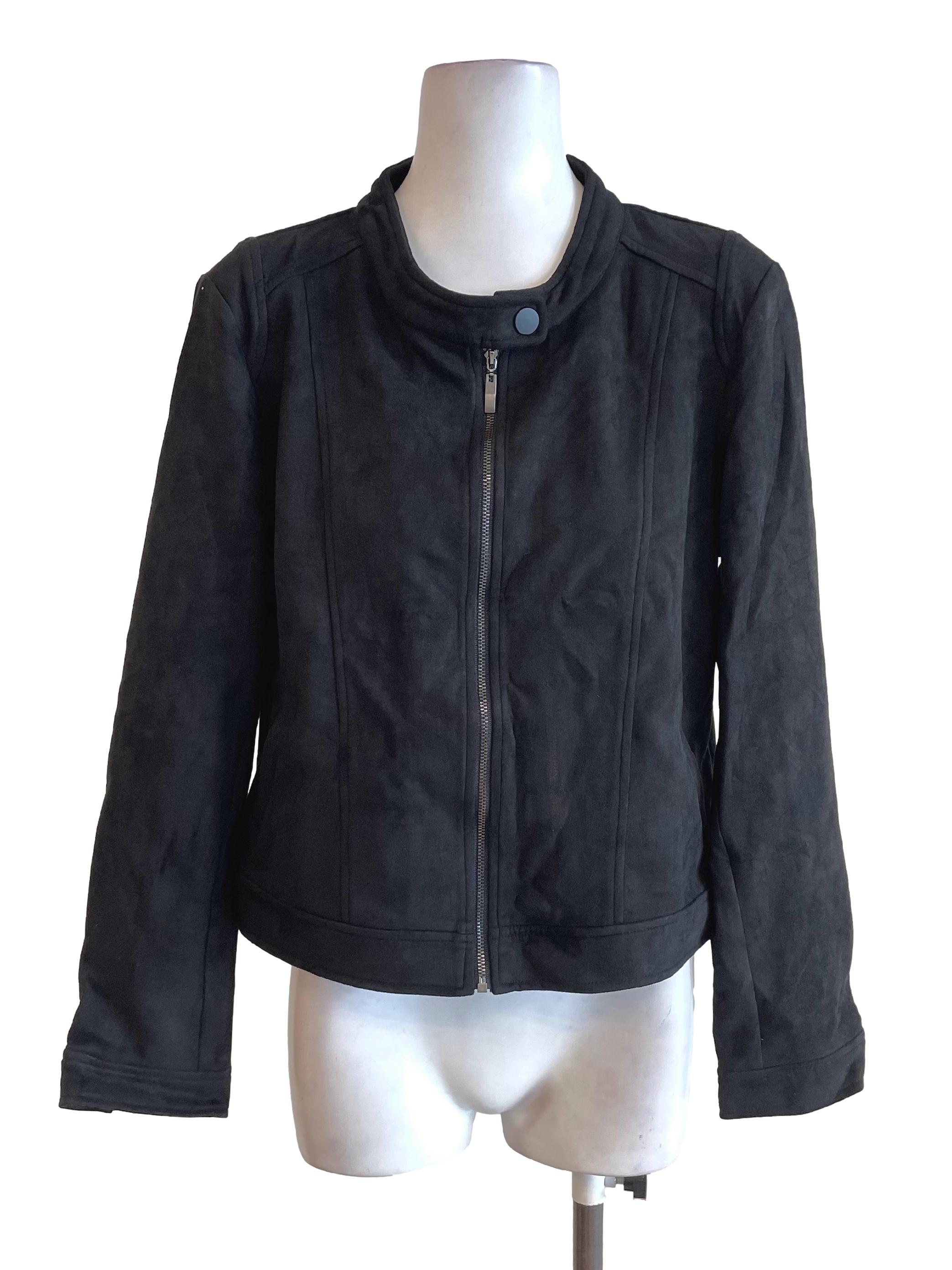 Charcoal Suede Jacket