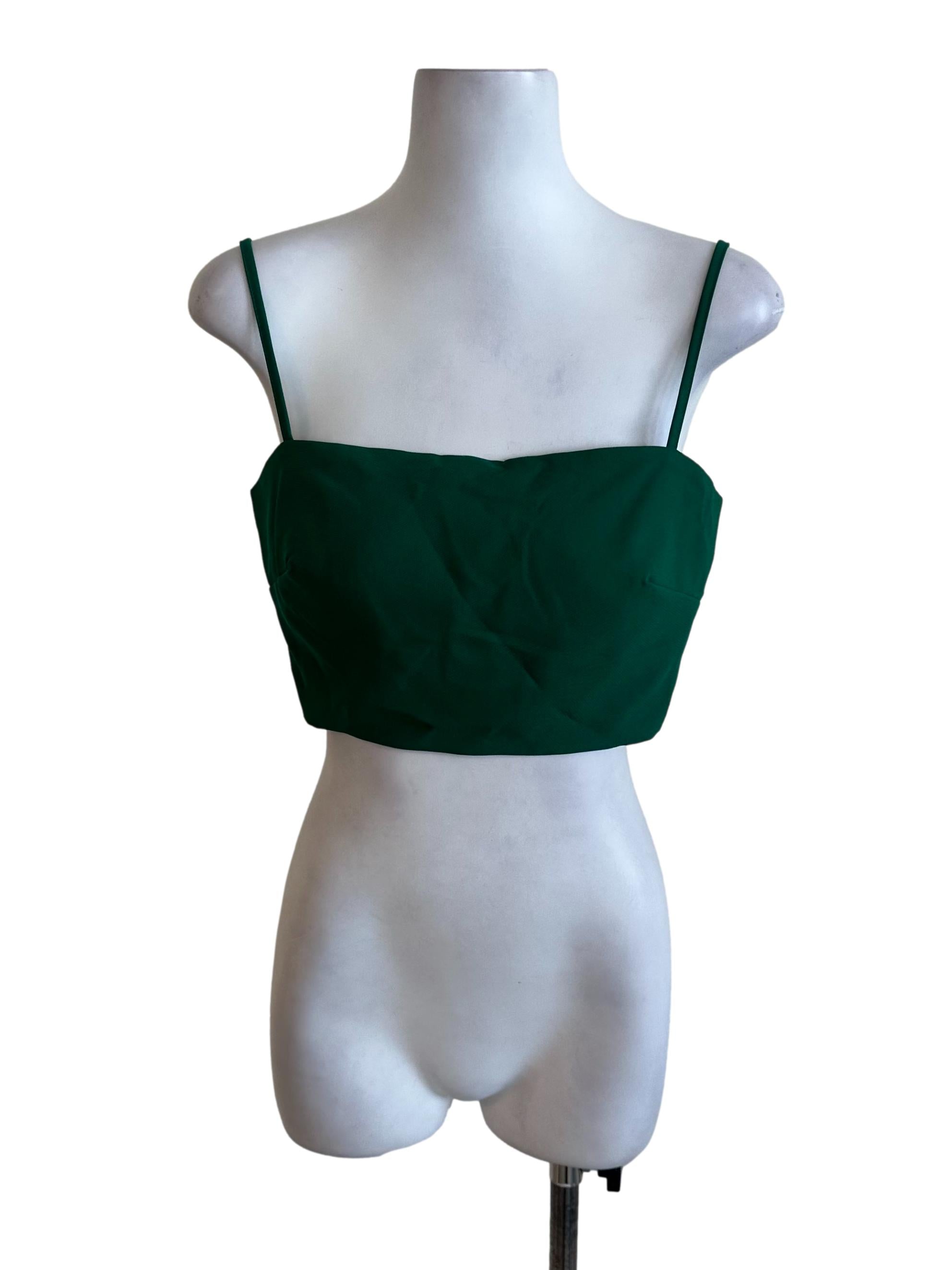 Emerald Green Spaghetti Strap Top