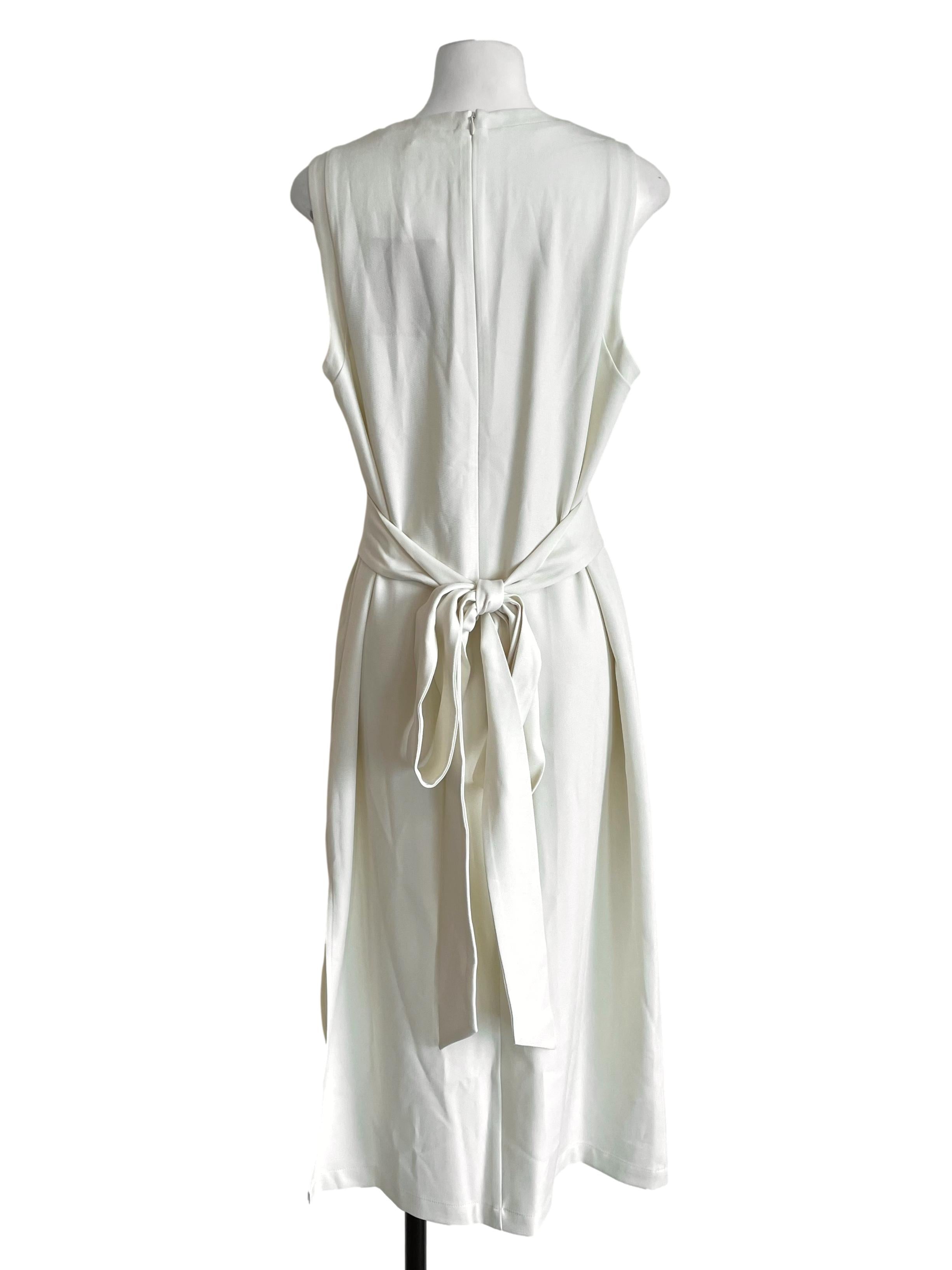 Chiffon Waist Tie Shift Dress LB