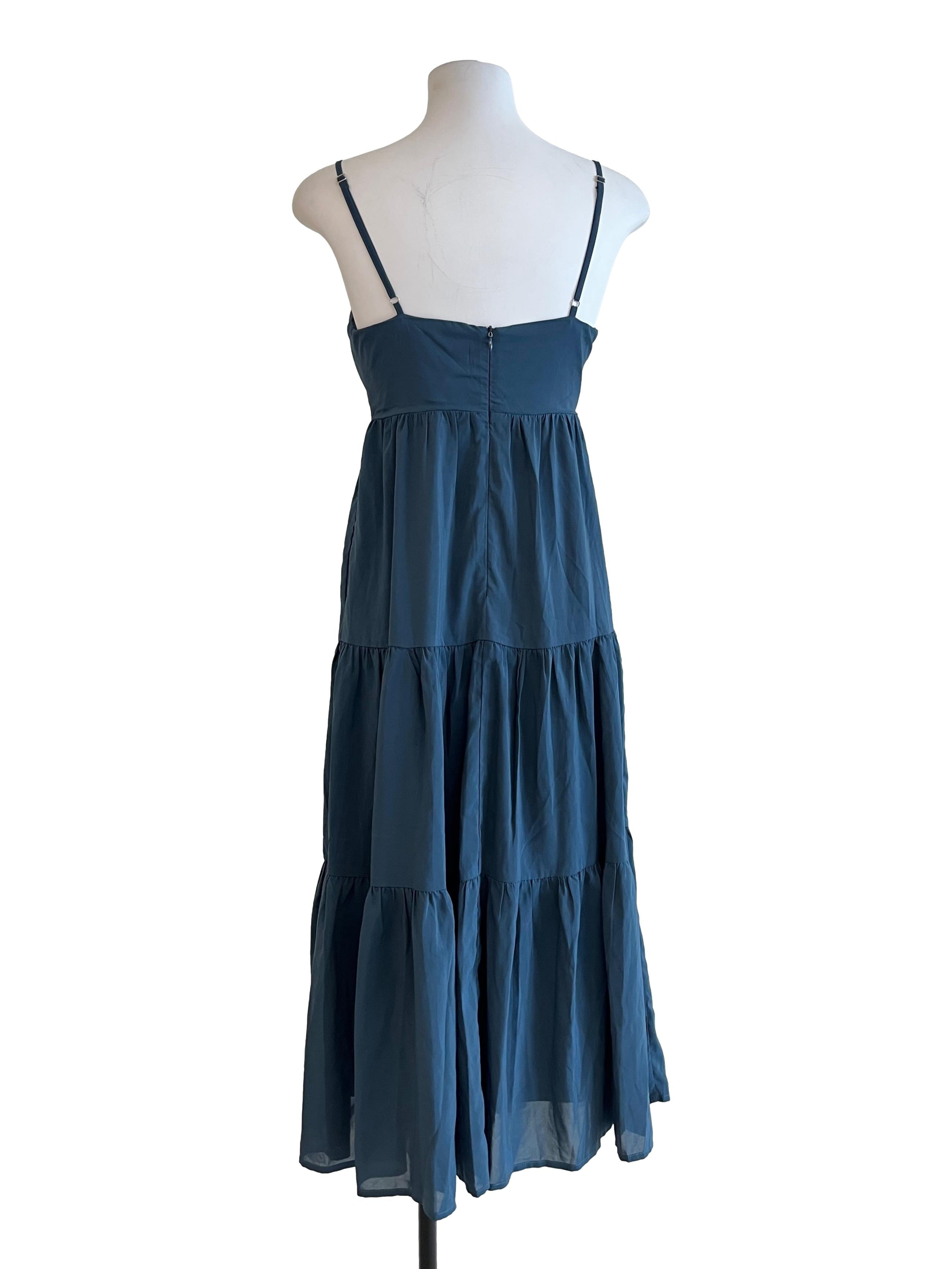 Aegean Blue Spaghetti Strap Dress