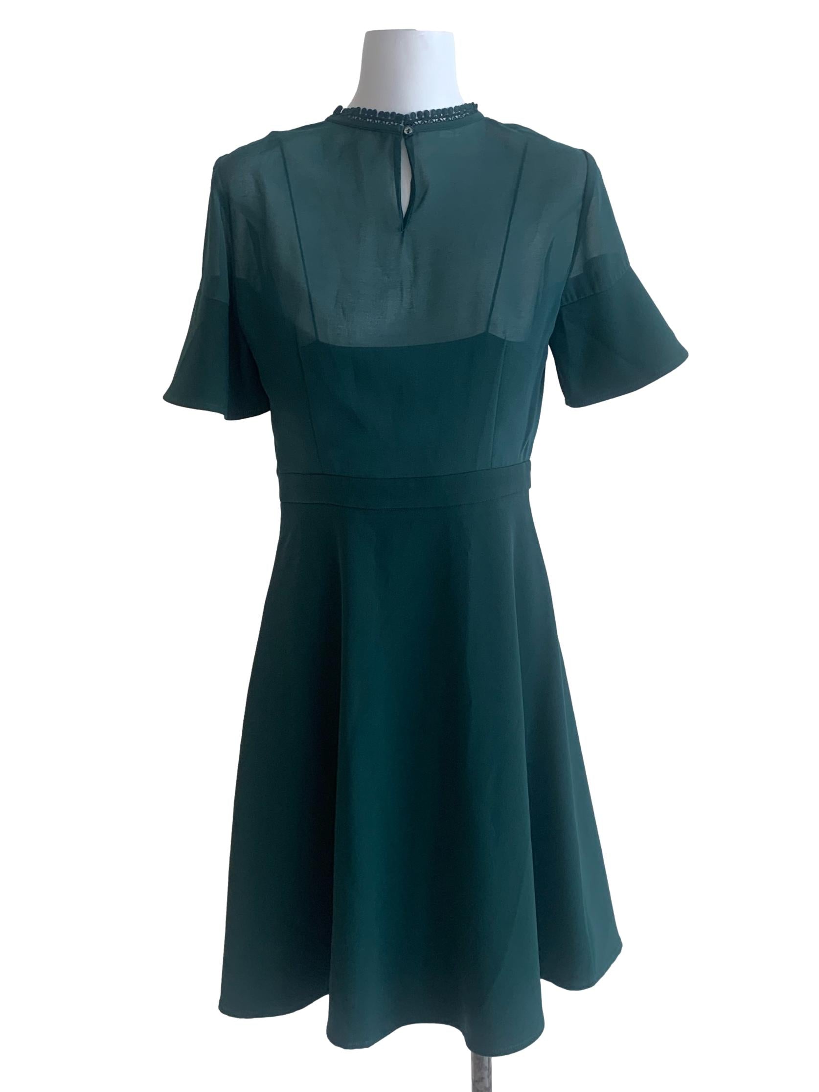 Sacramento Green A-Line Dress