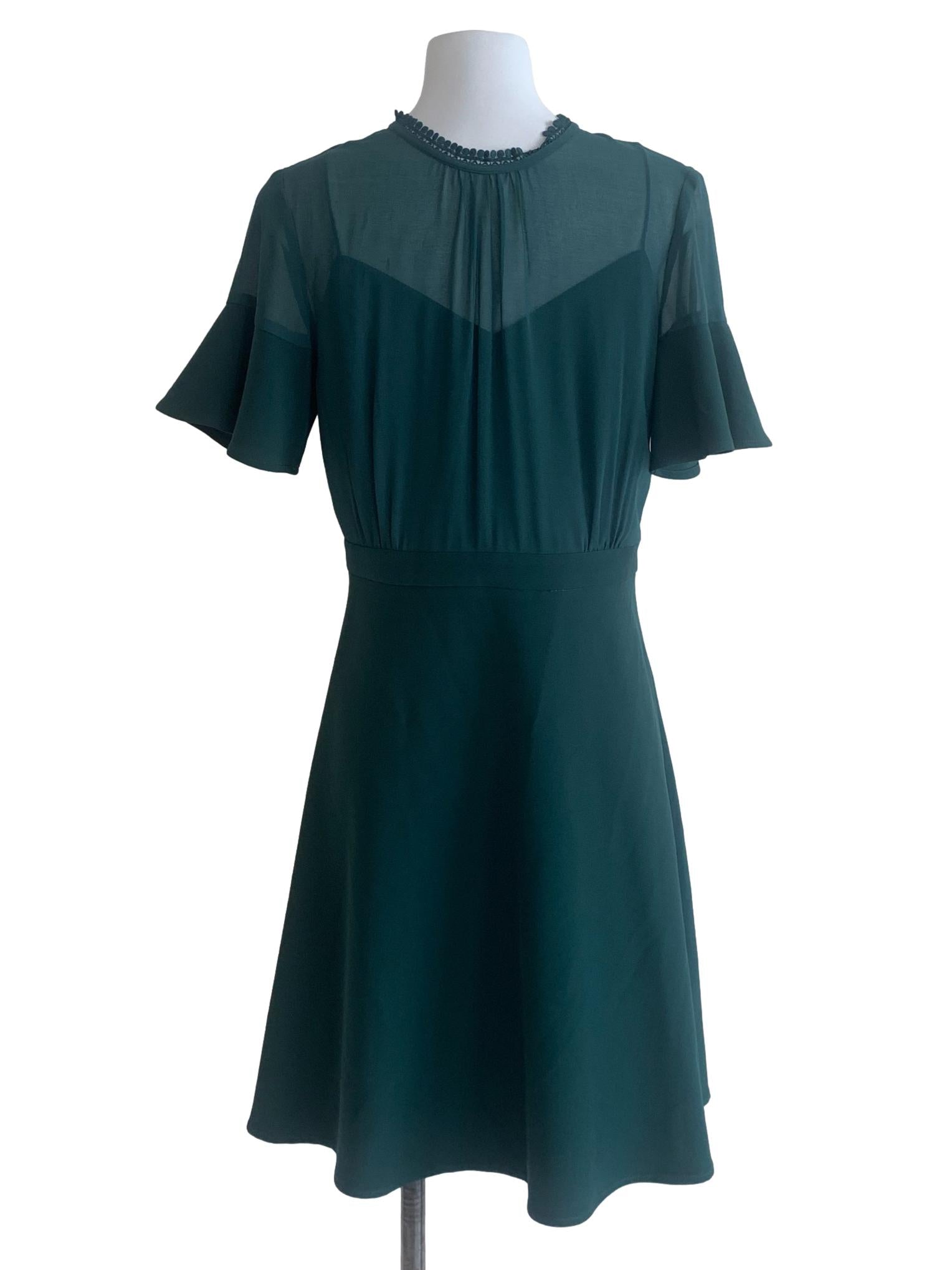 Sacramento Green A-Line Dress