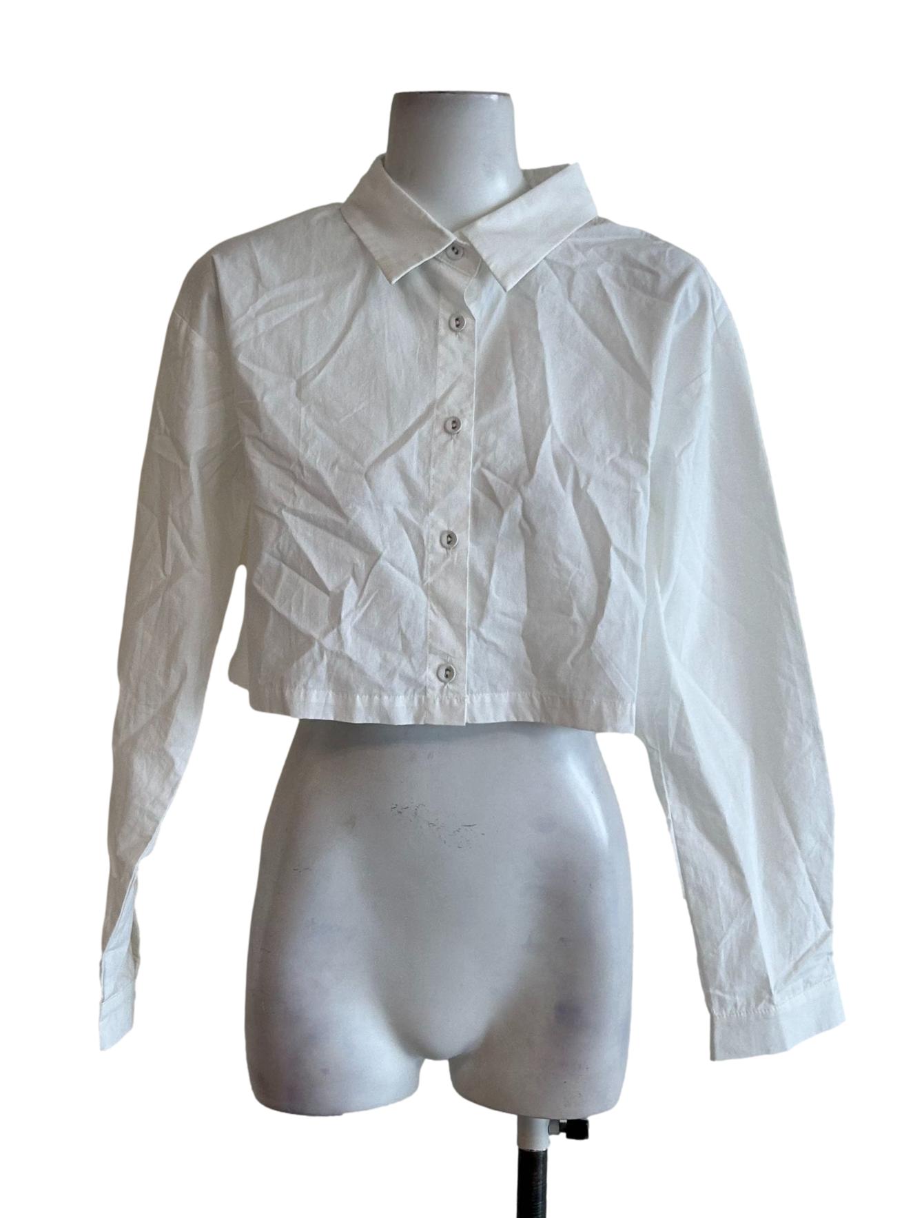 Daisy White Boxy Shirt