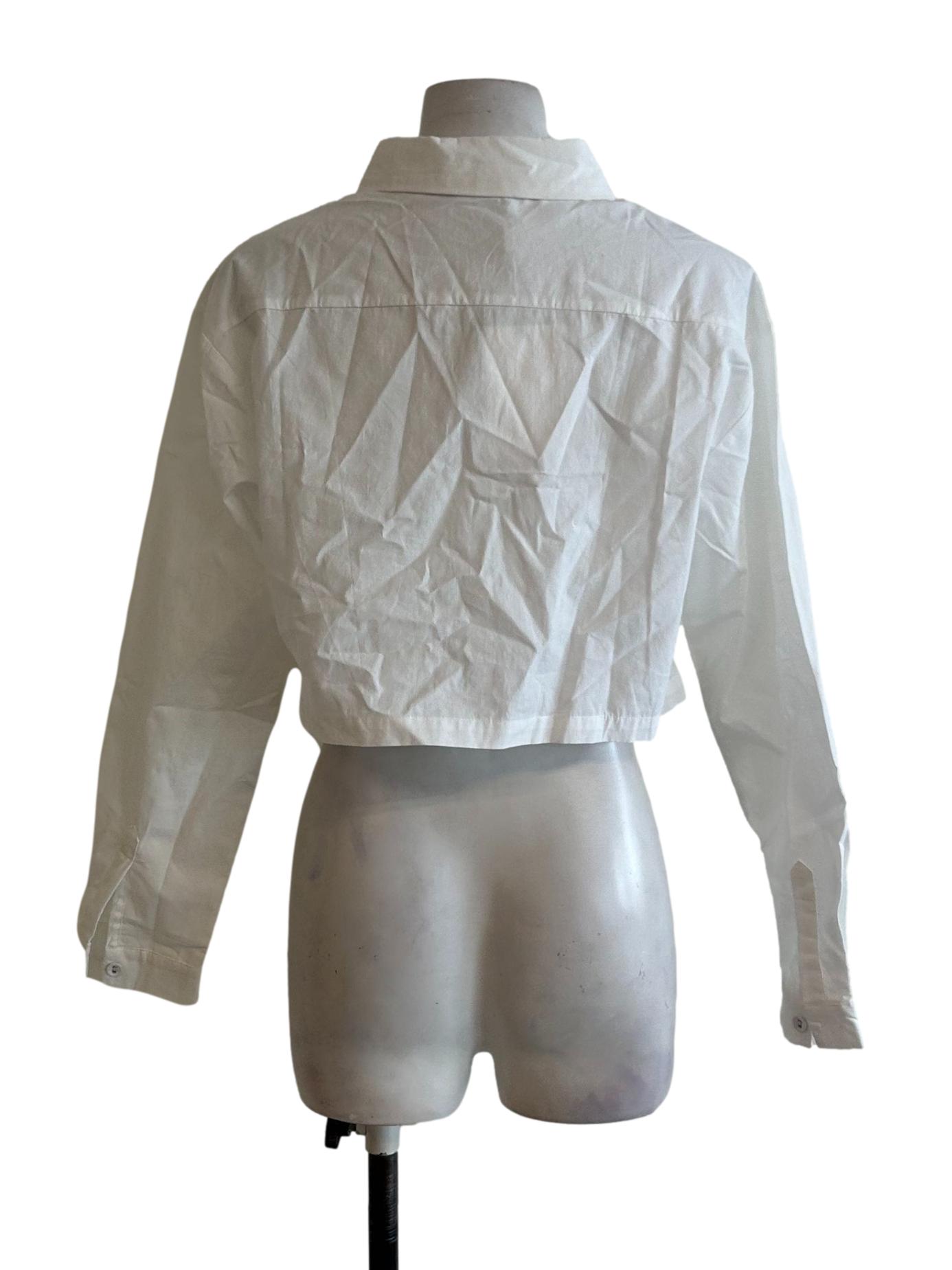 Daisy White Boxy Shirt