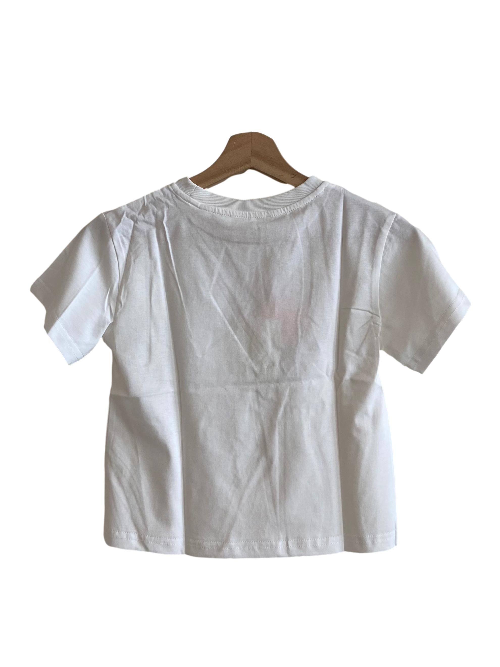 White Kids Fortune Cat Tee
