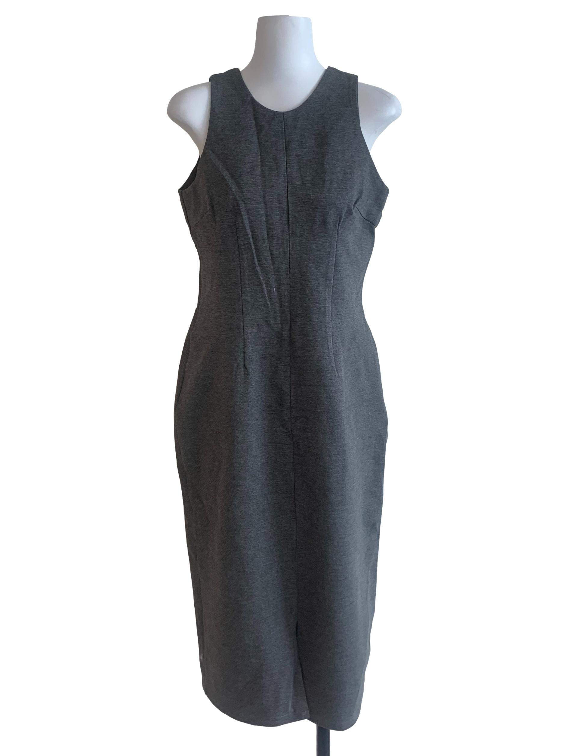 Graphite Grey Sheath Dress