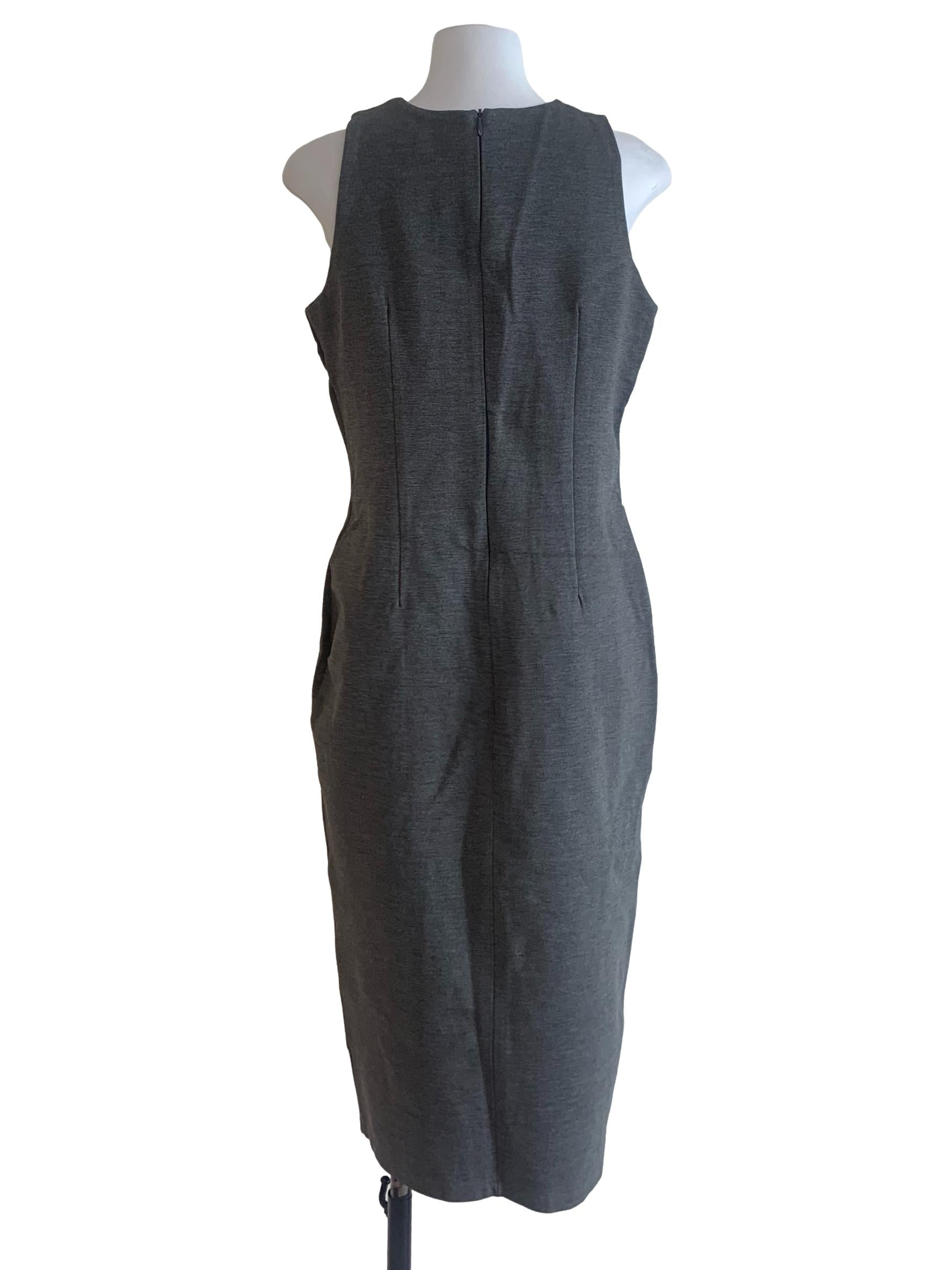 Graphite Grey Sheath Dress