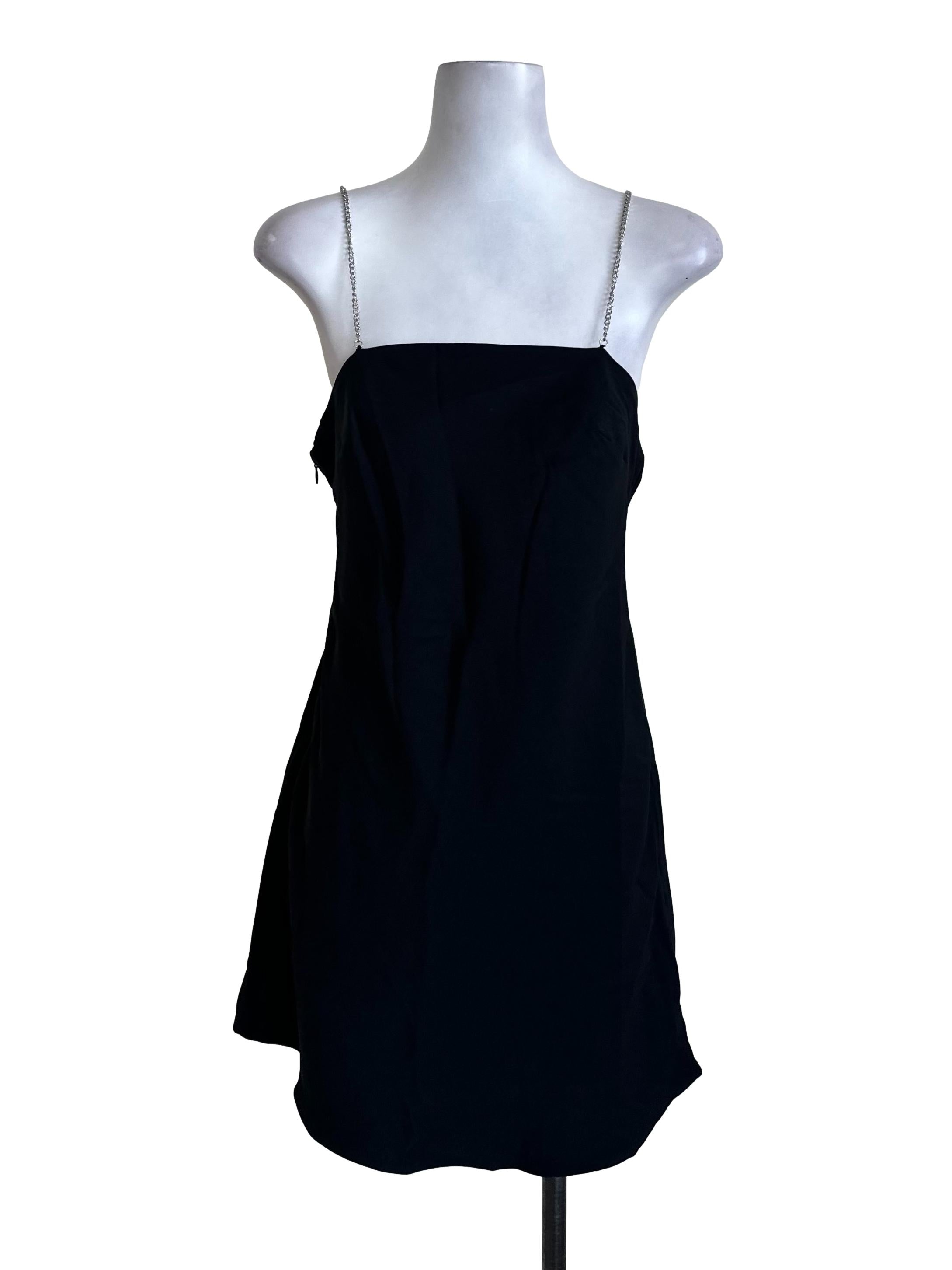 Black Chain Strap Dress