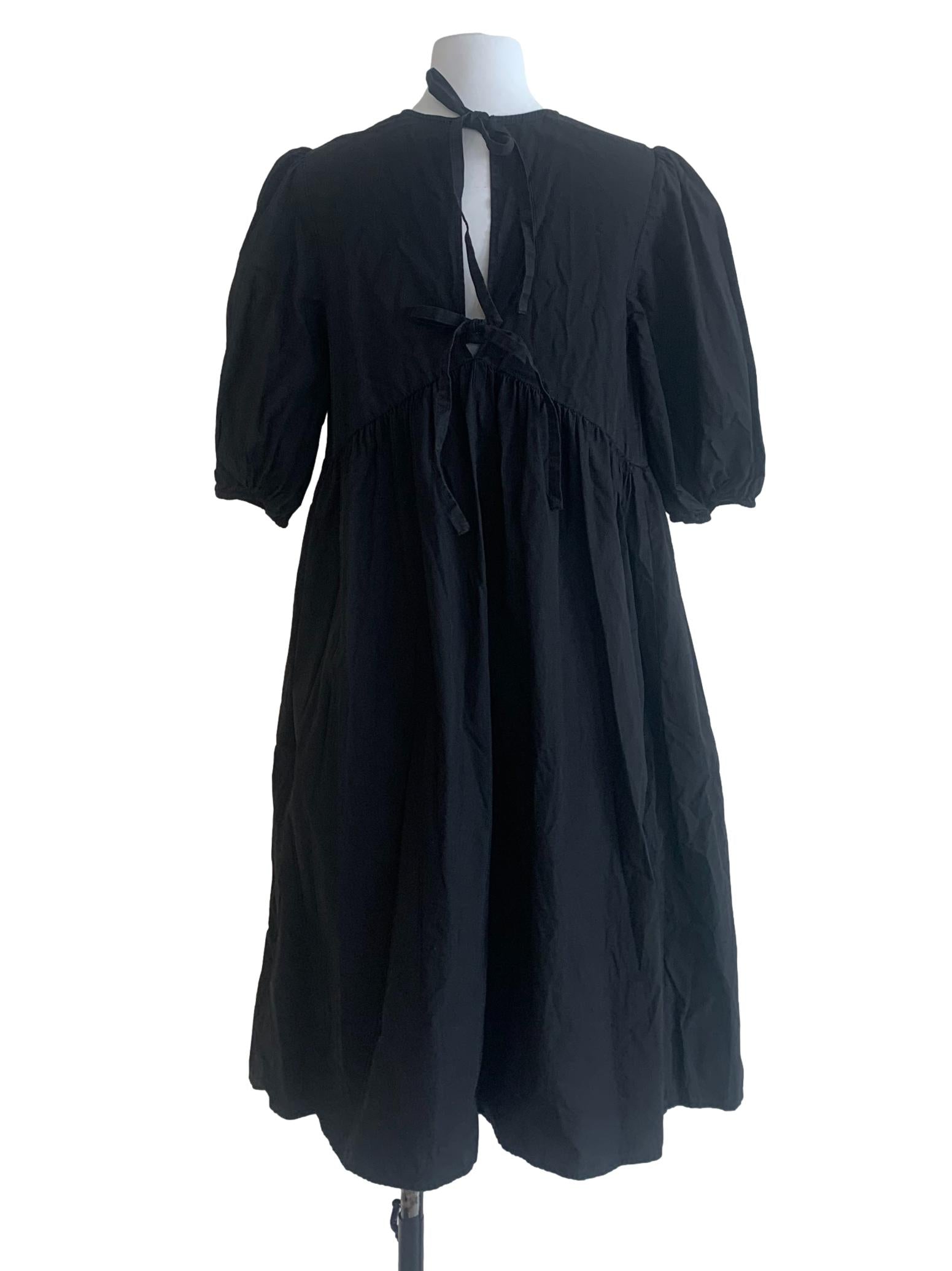 Crow Black Empire Dress