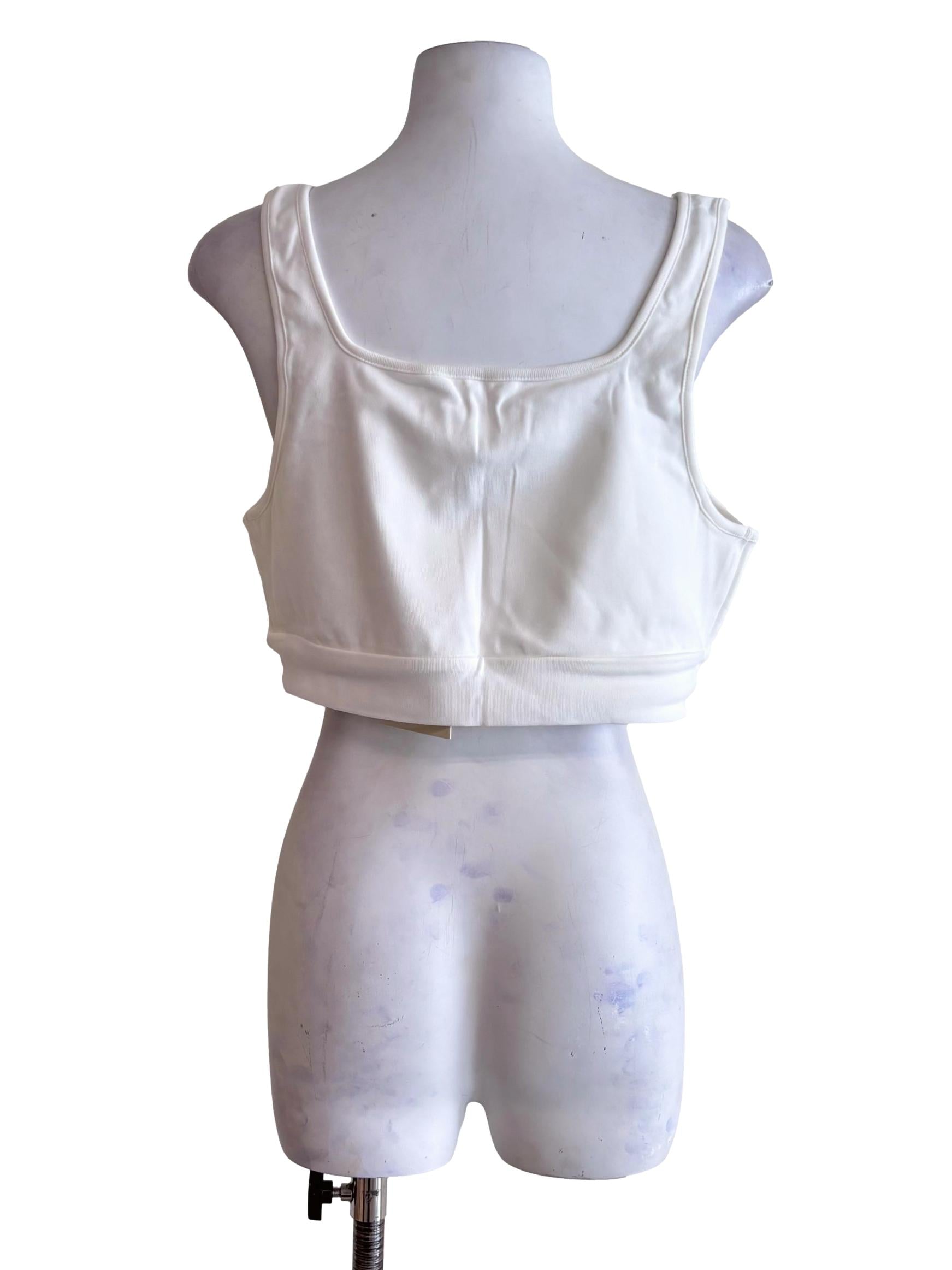 White Maci Padded Top