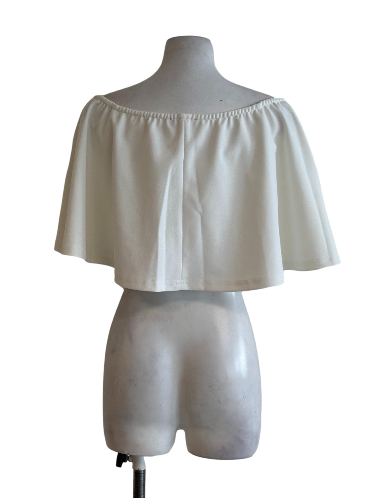 Alabaster White Flowy Top