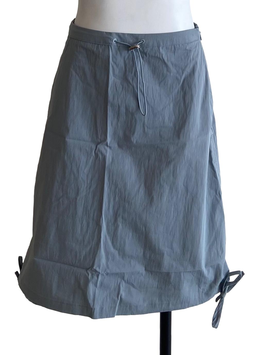 Grey Dia Drawstring Skirt