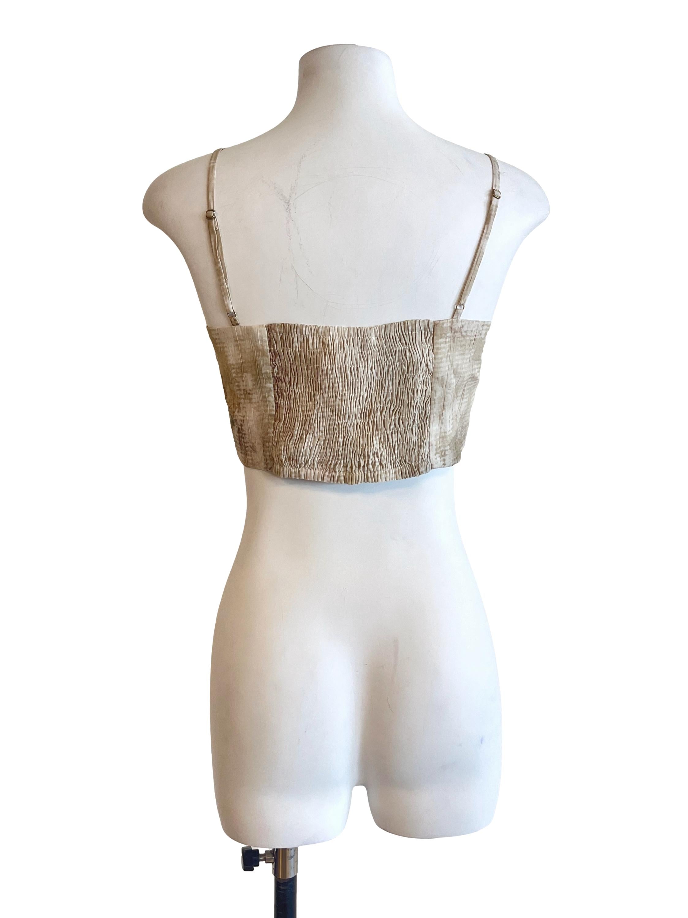 Tortilla Brown Square Halter Strap Top LB