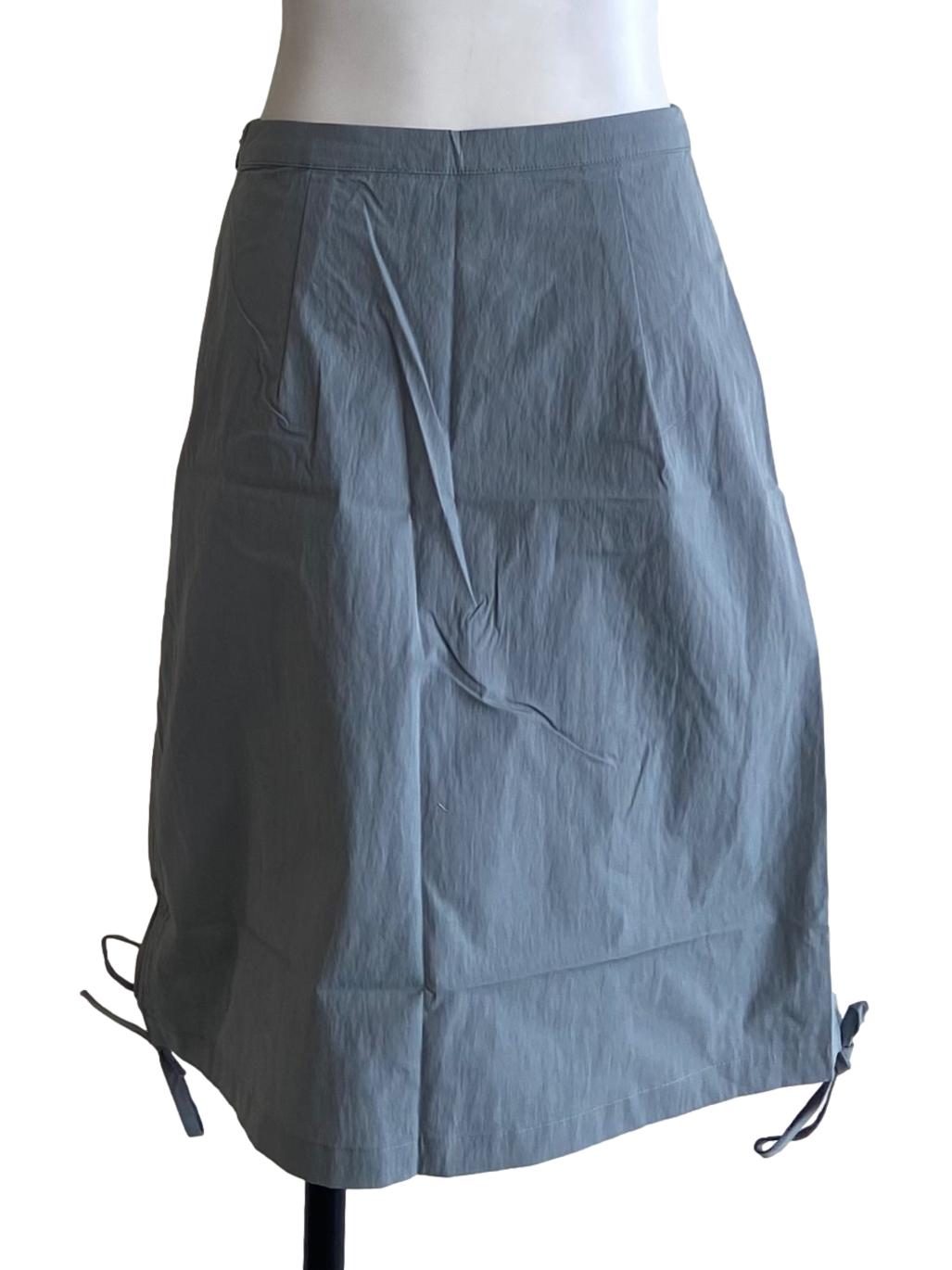 Grey Dia Drawstring Skirt