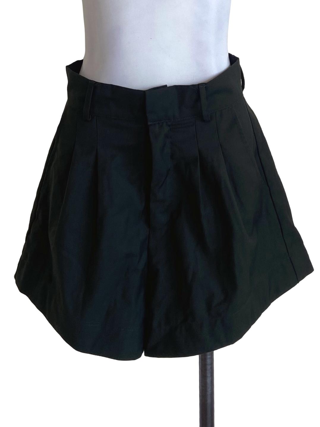 Crocodile Green Herringbone Short Pants YHF