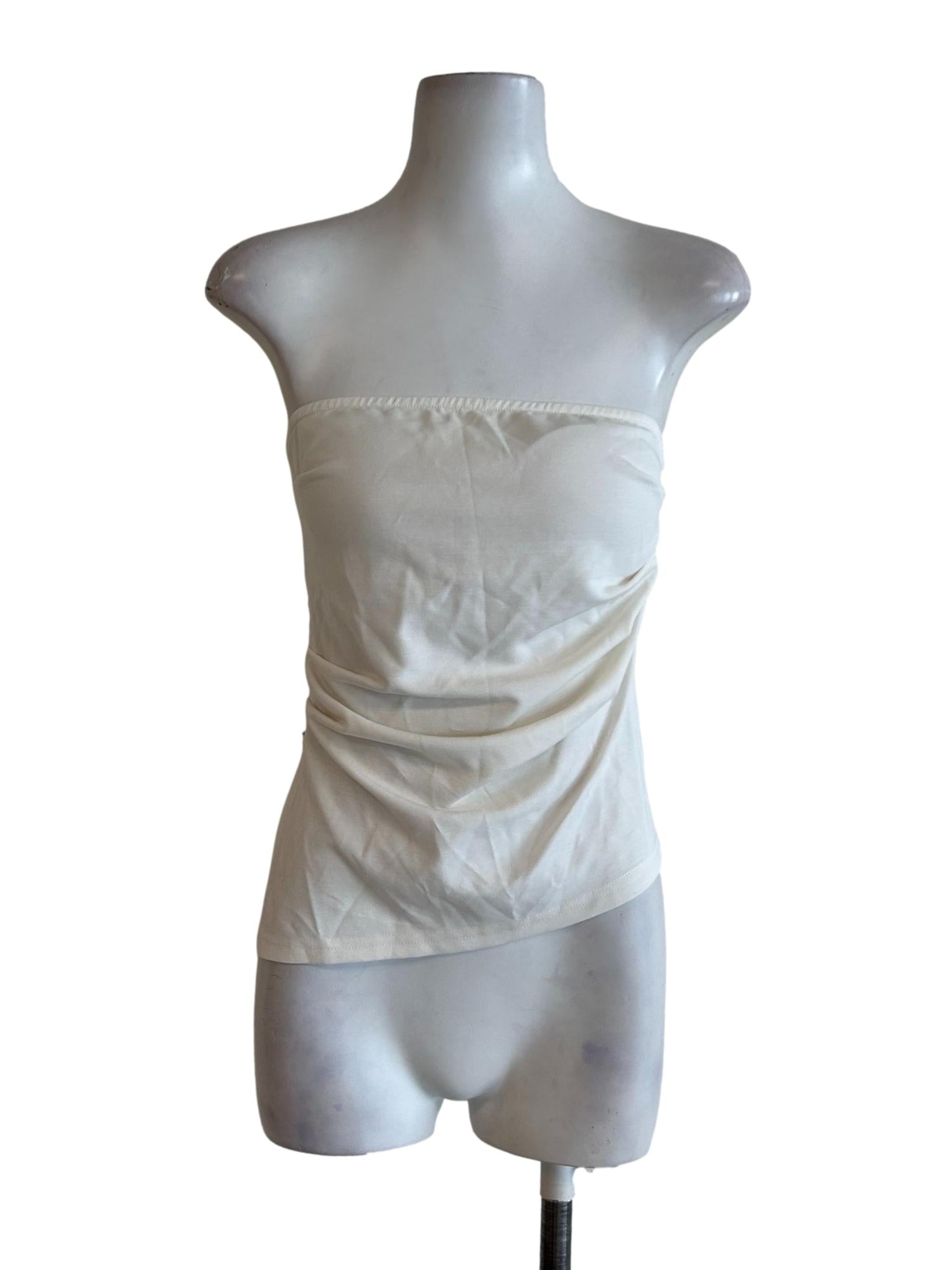 Alabaster White Tube Top