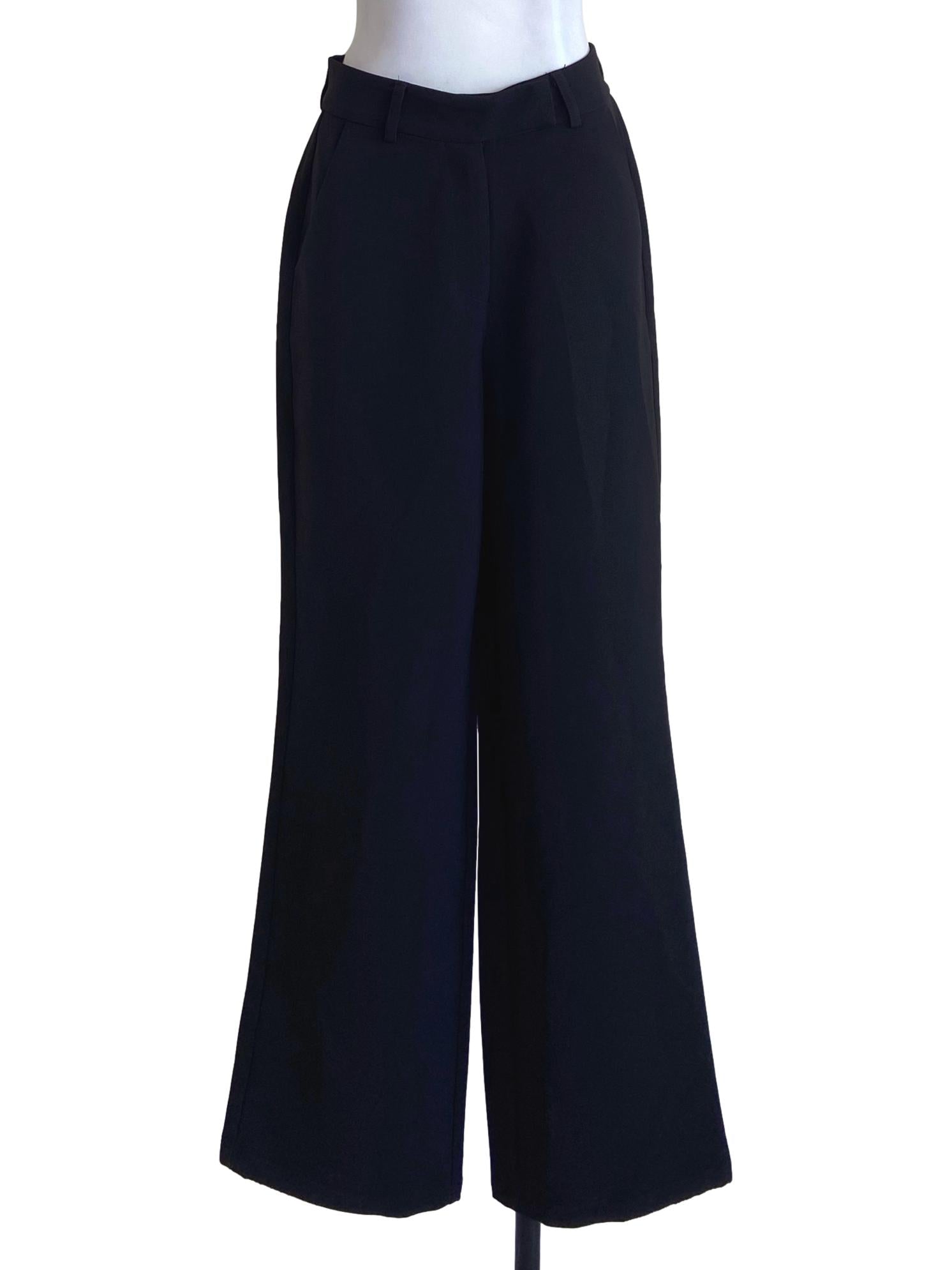 Black Twill Formal Pants YHF