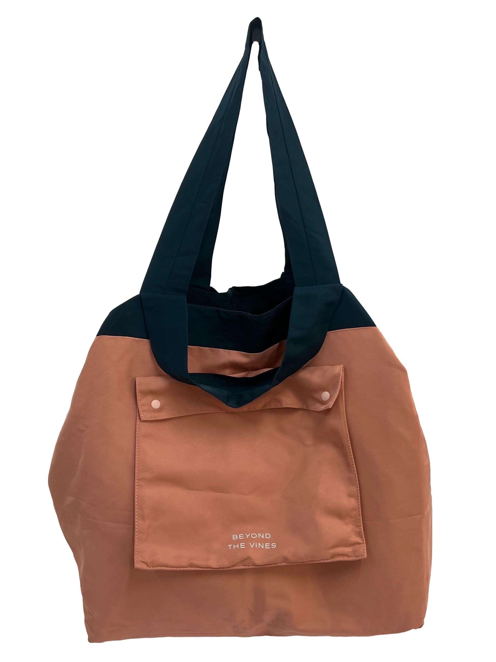 Teal Coral Reversible Relaxed Bag BTV CSN