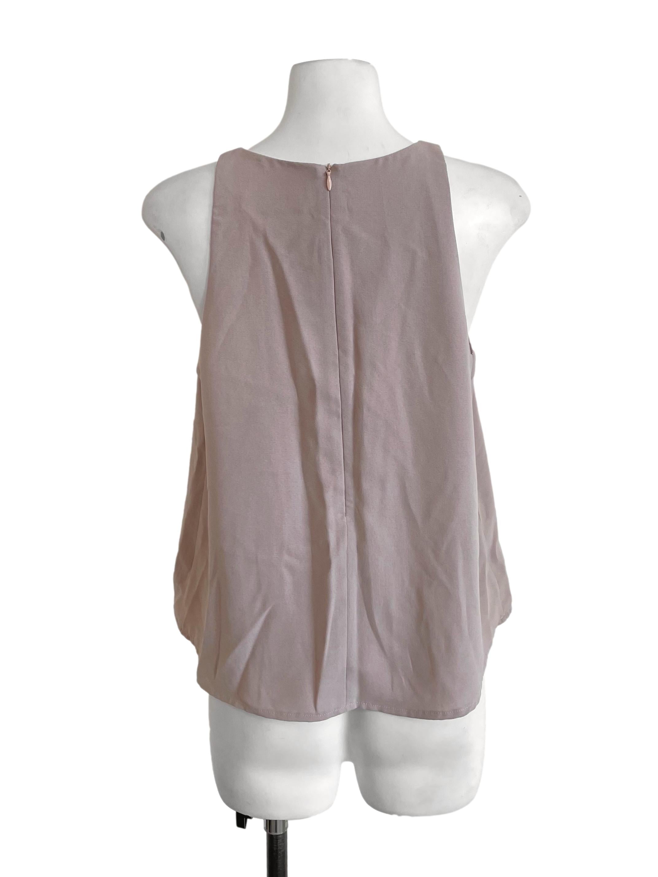 Latte A-Line Sleeveless Top