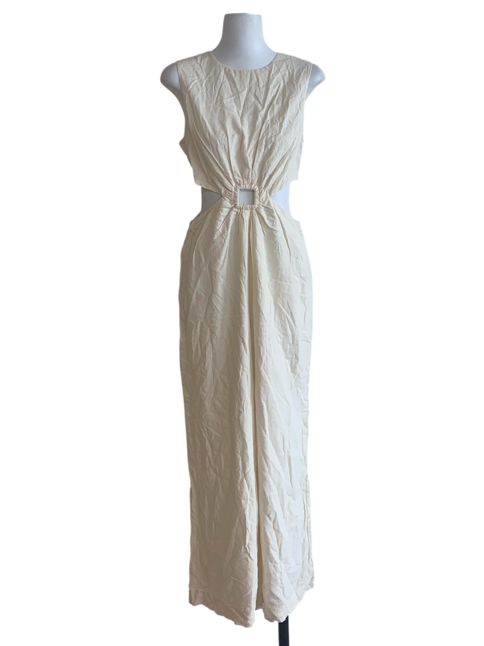 Chiffon White Wide Leg Romper