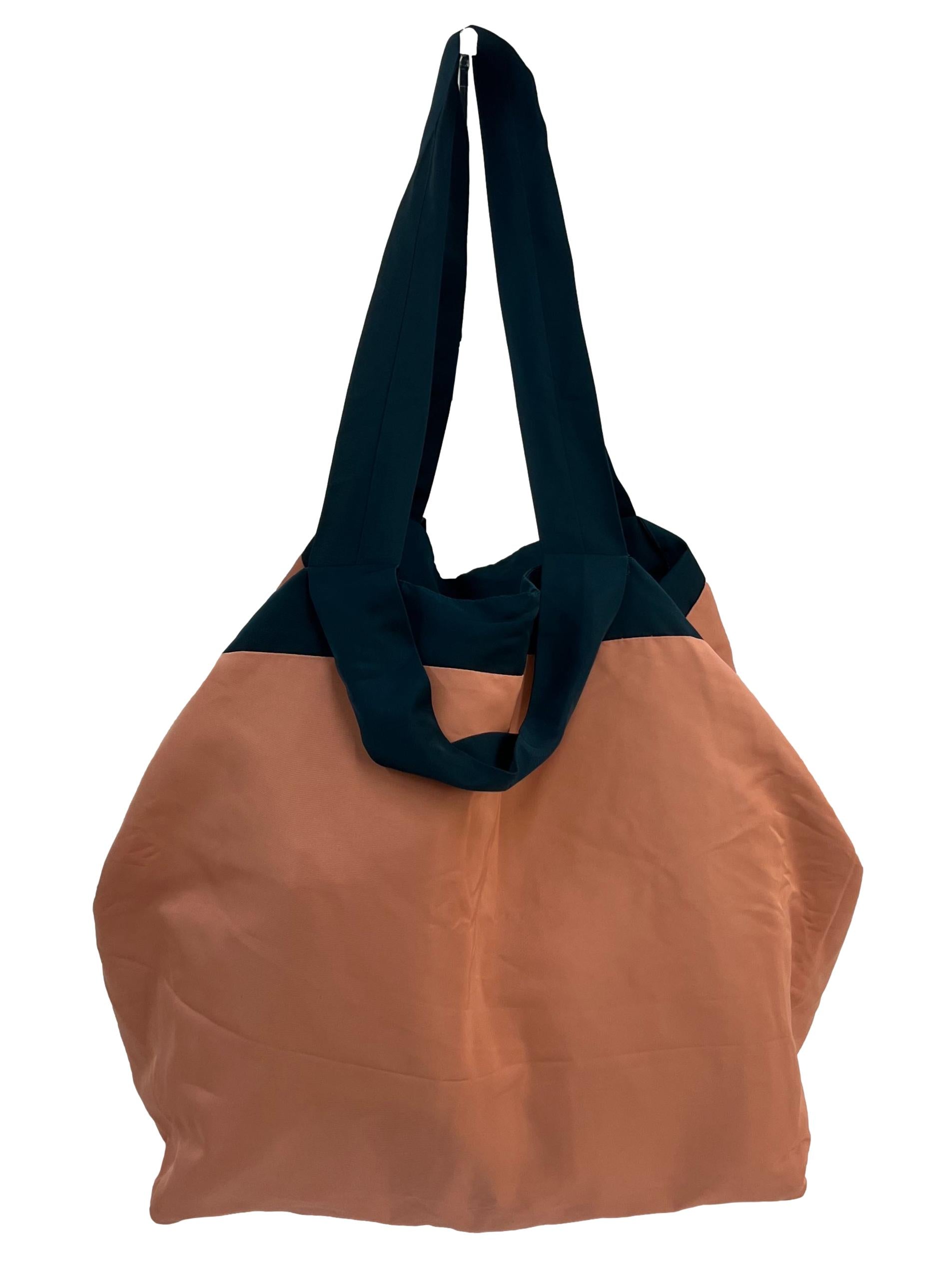 Teal Coral Reversible Relaxed Bag BTV CSN