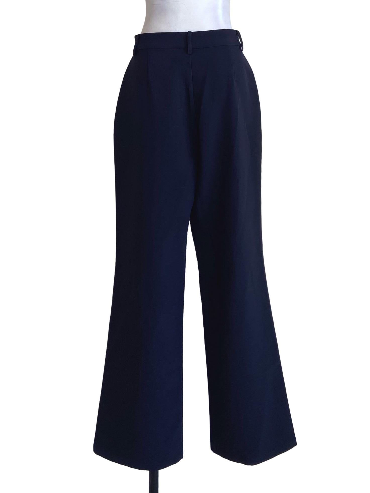 Navy Blue Formal Long Pants YHF