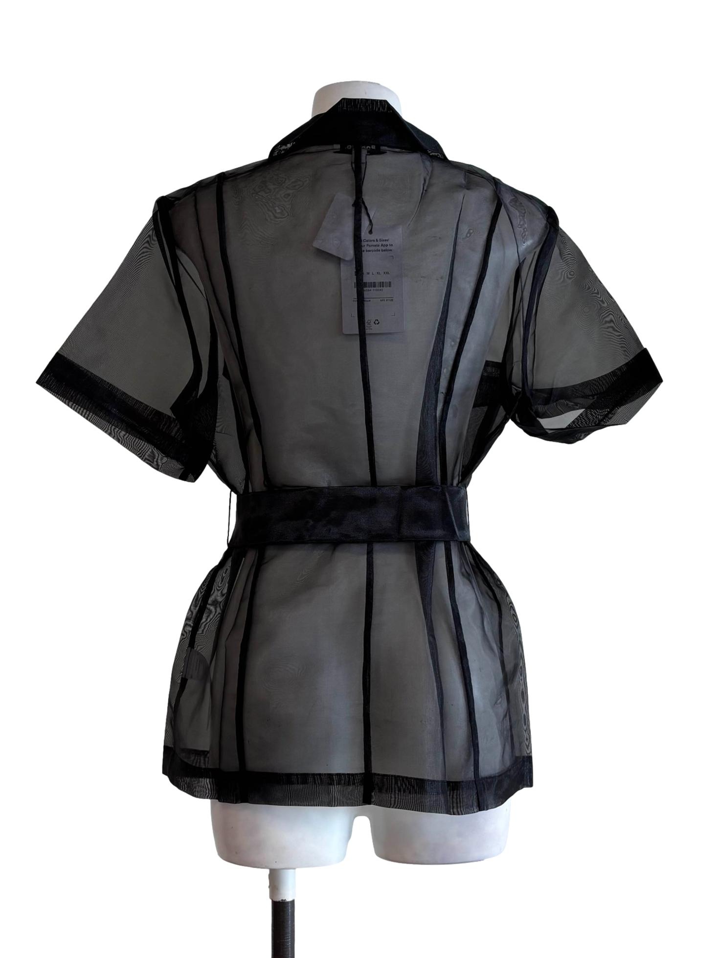 Black Sheer Blazer