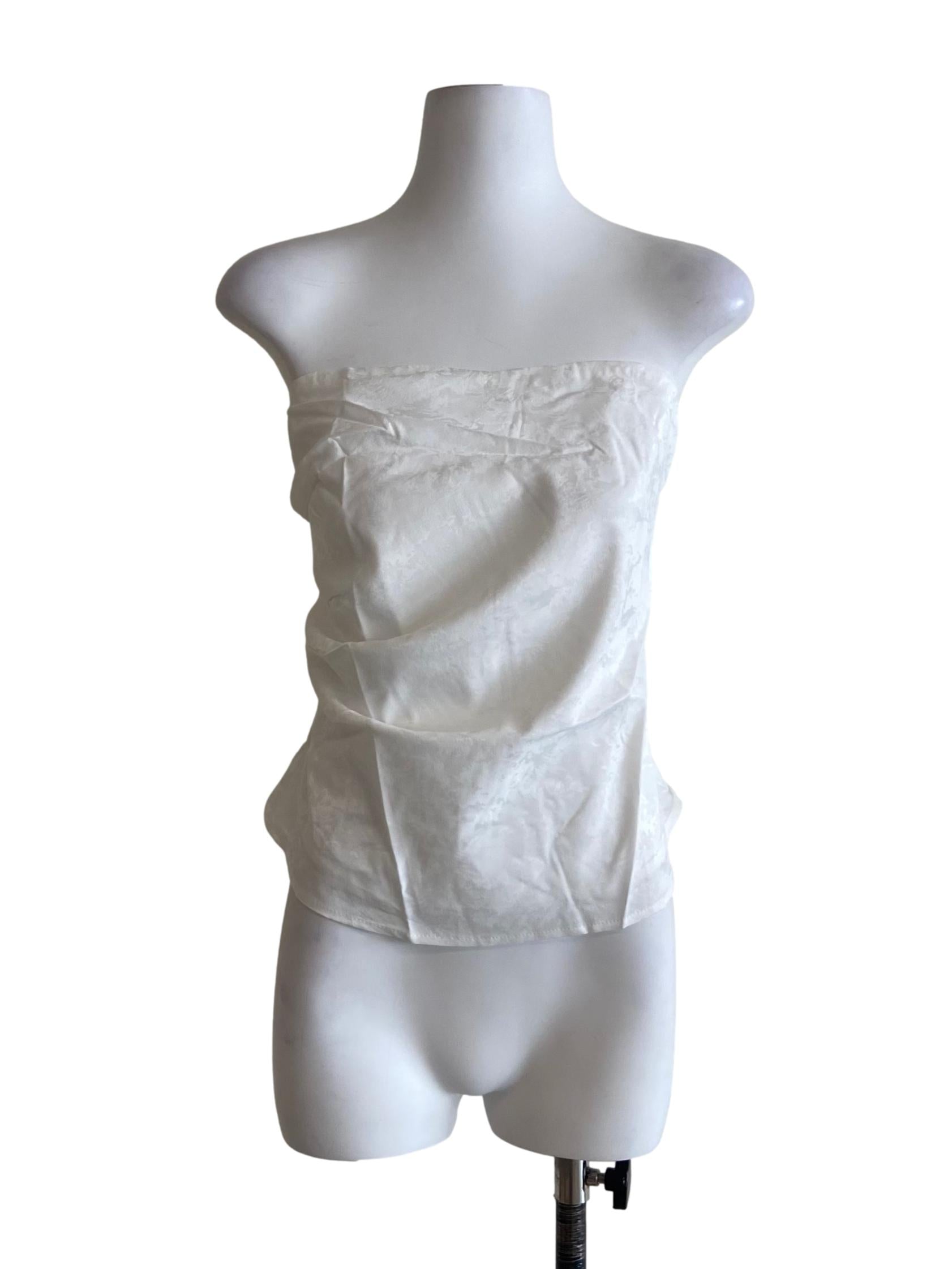 White Narin Tube Top