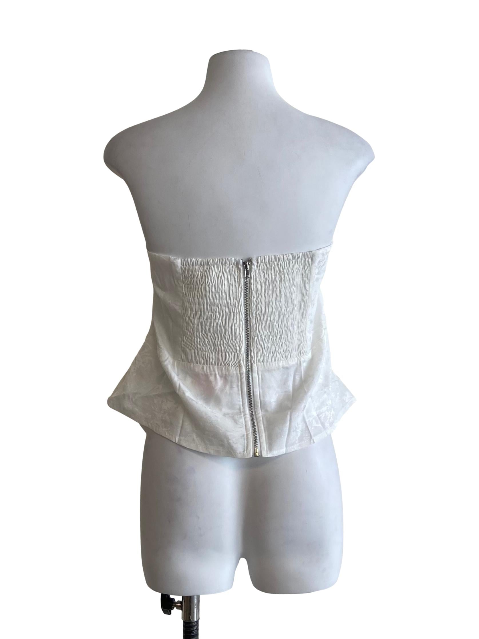 White Narin Tube Top