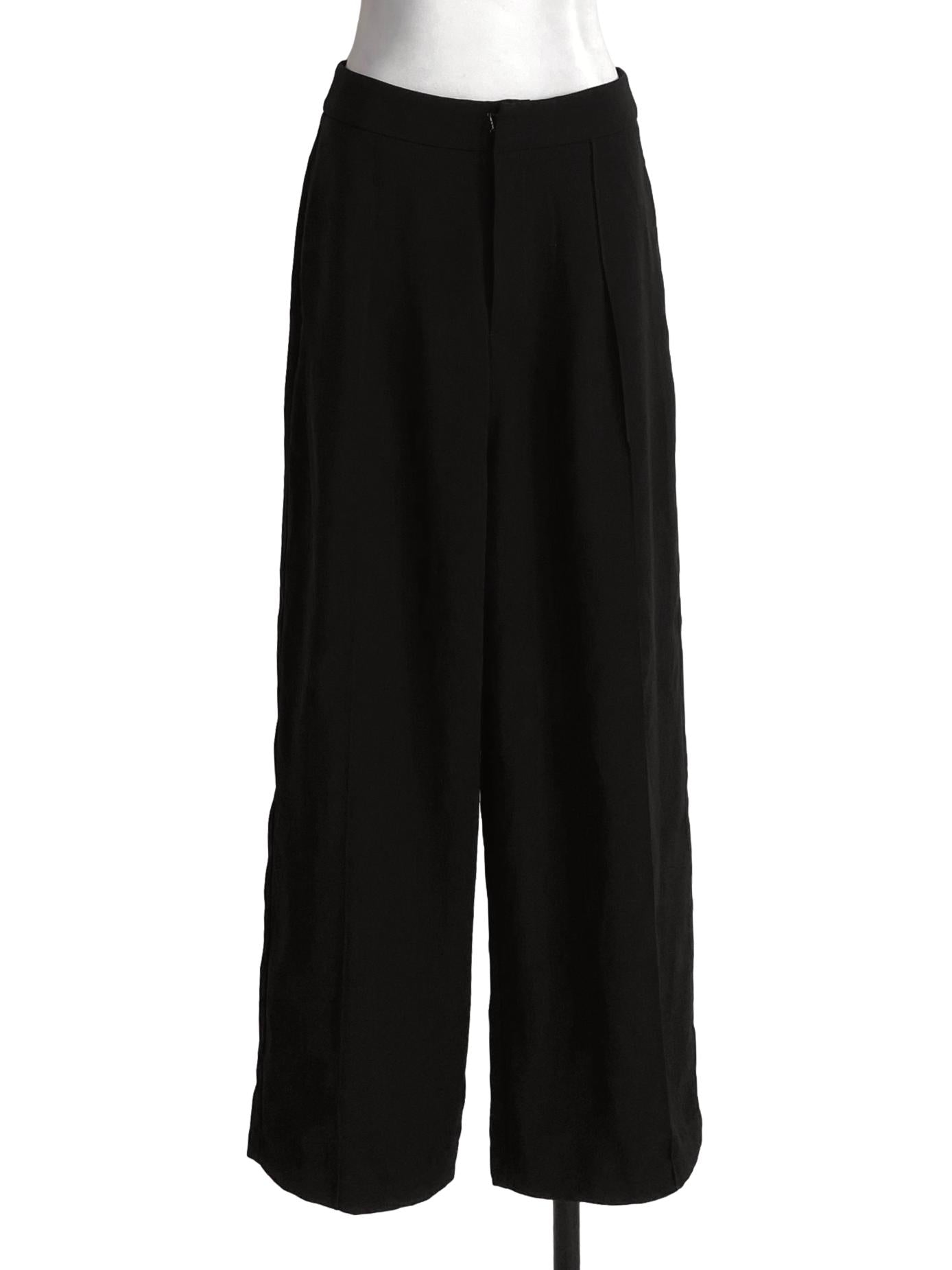 Black Straight Formal Pants