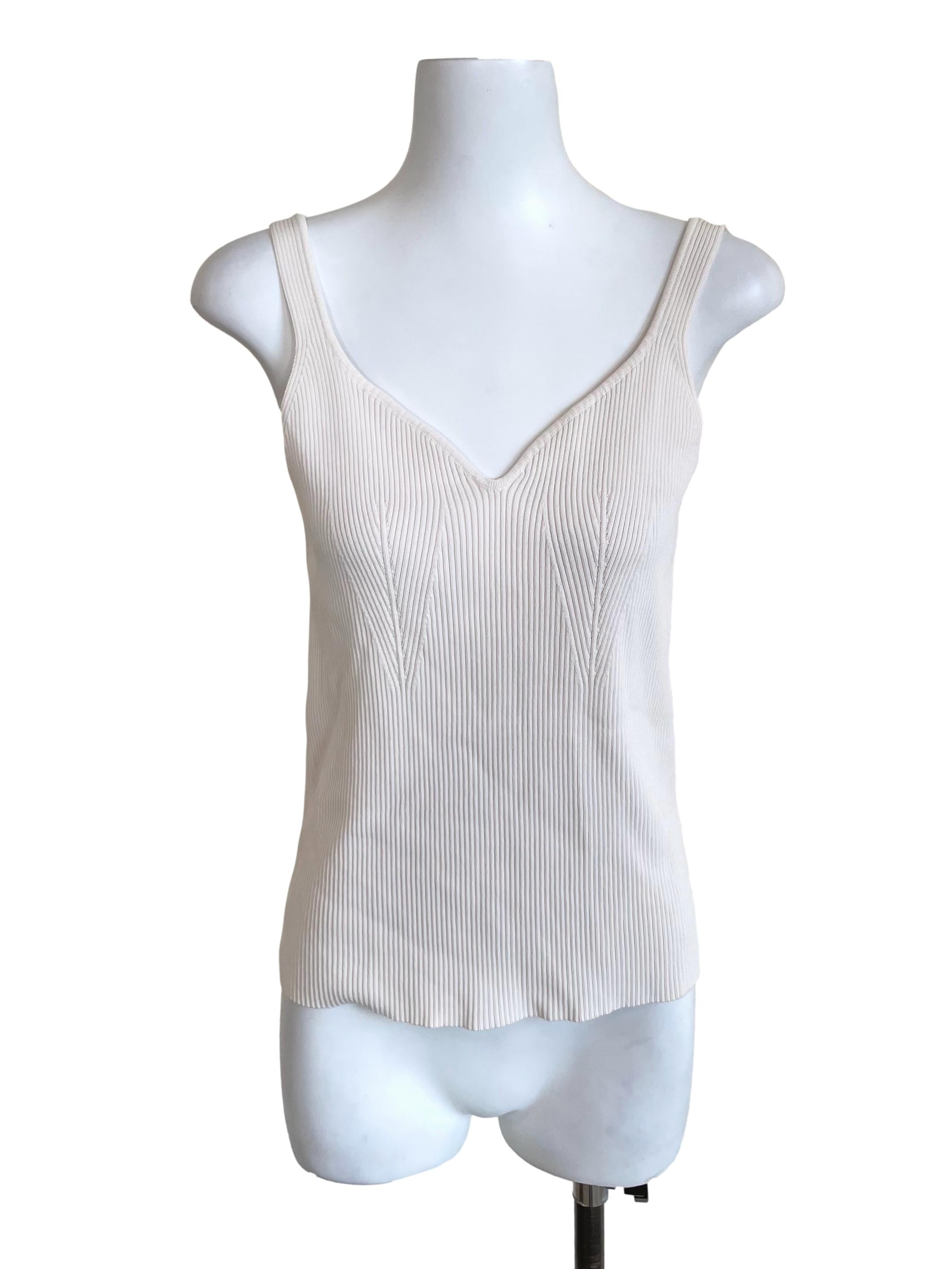 Rice V Neck Knit Camisole LB