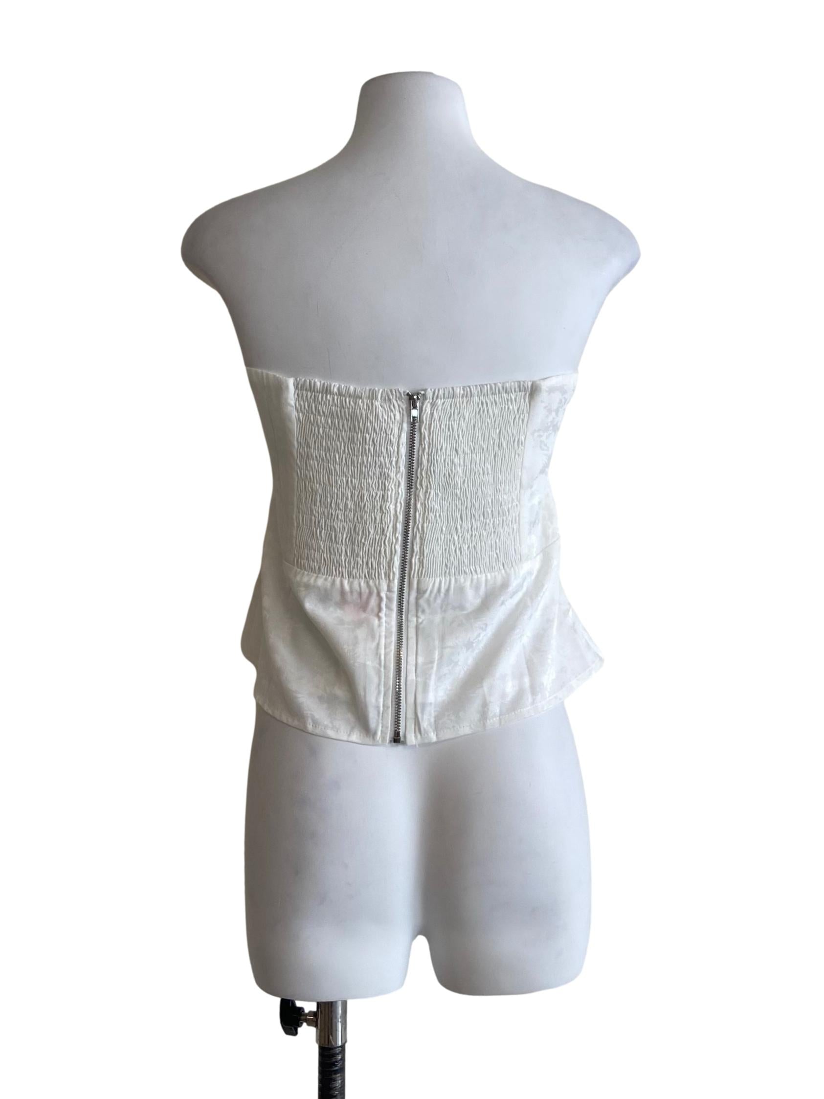 White Narin Tube Top